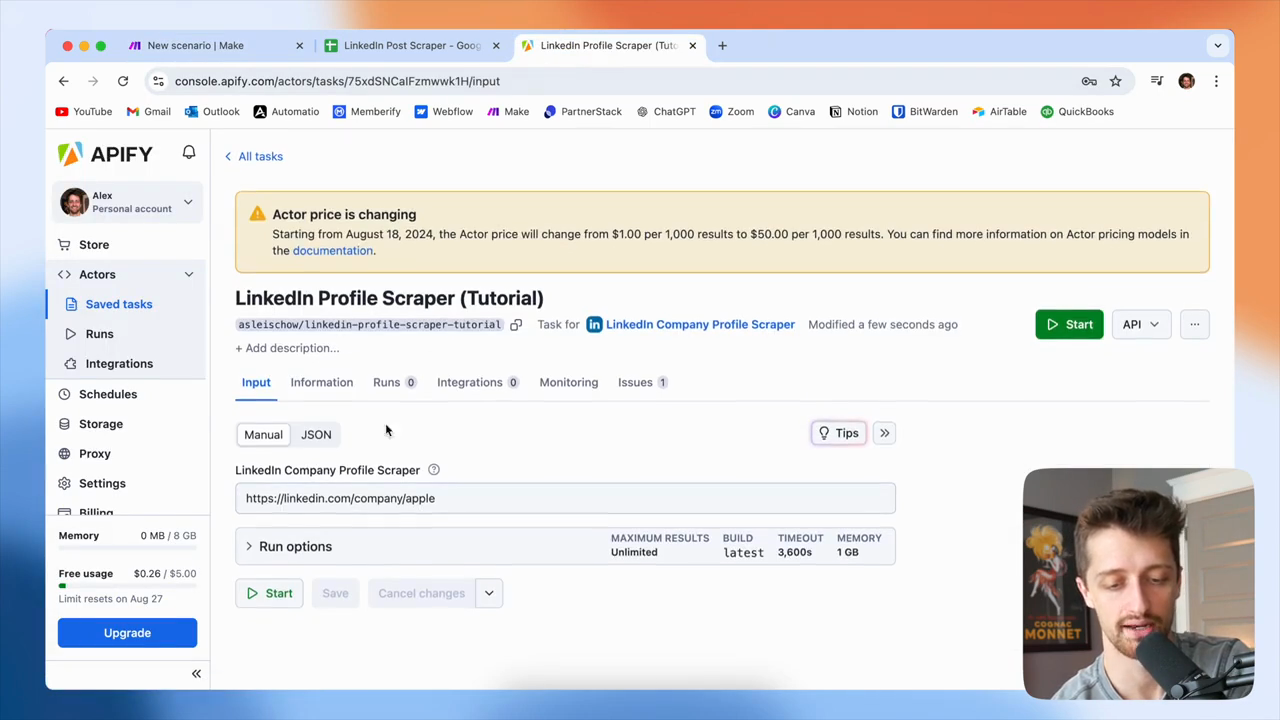 Step #39: Click on the 'JSON' tab.