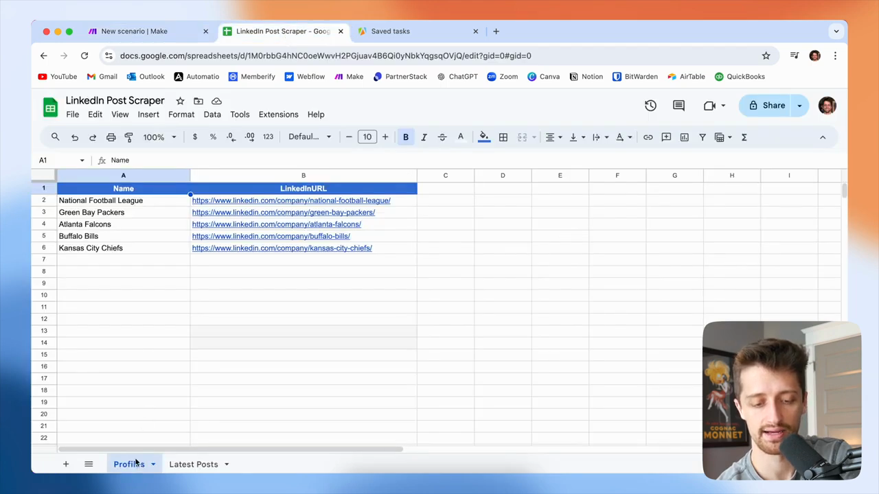Step #14: Click on the Profiles tab.