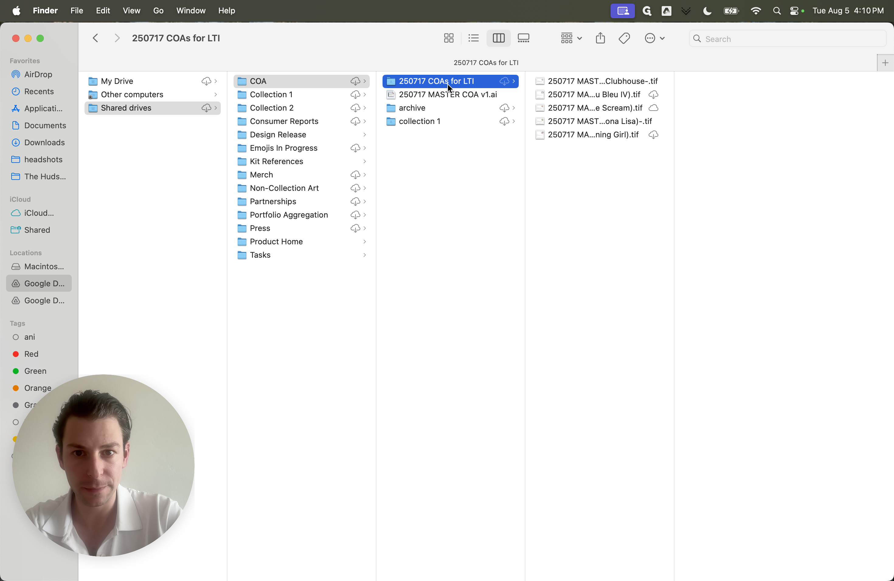 Step #31: Double-click on "250717 COAs for LTI"