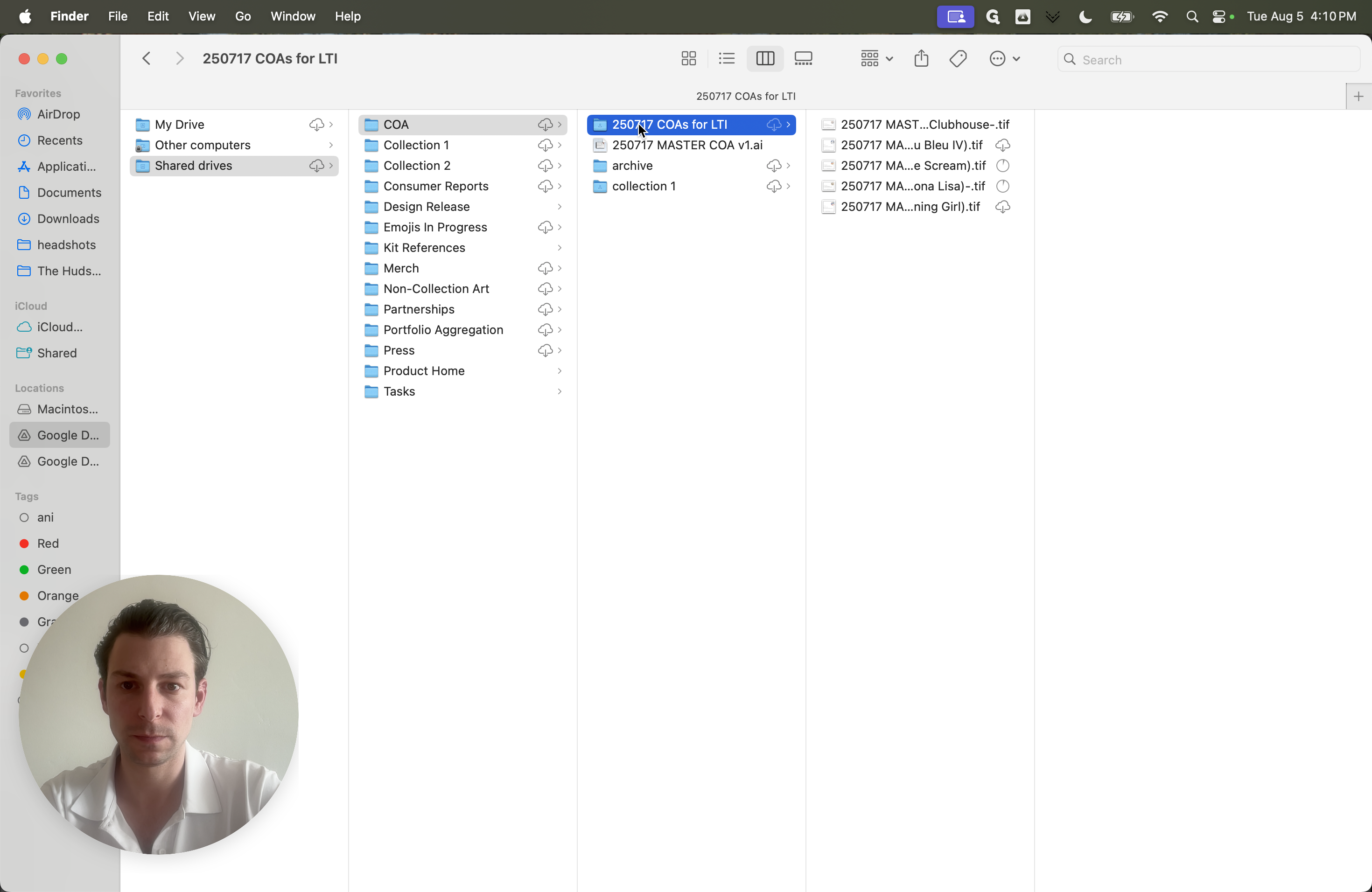 Step #33: Double-click on "250717 COAS for"