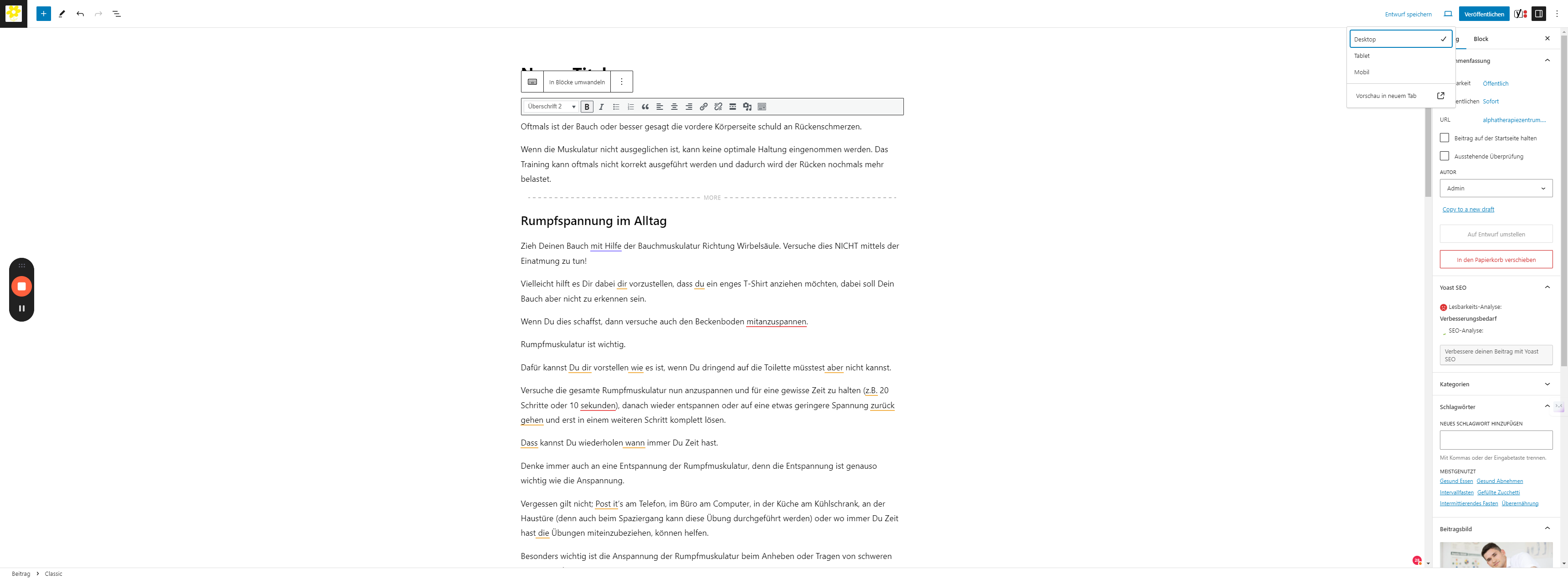 Step #16: Klicken Sie auf "Vorschau in neuem Tab"