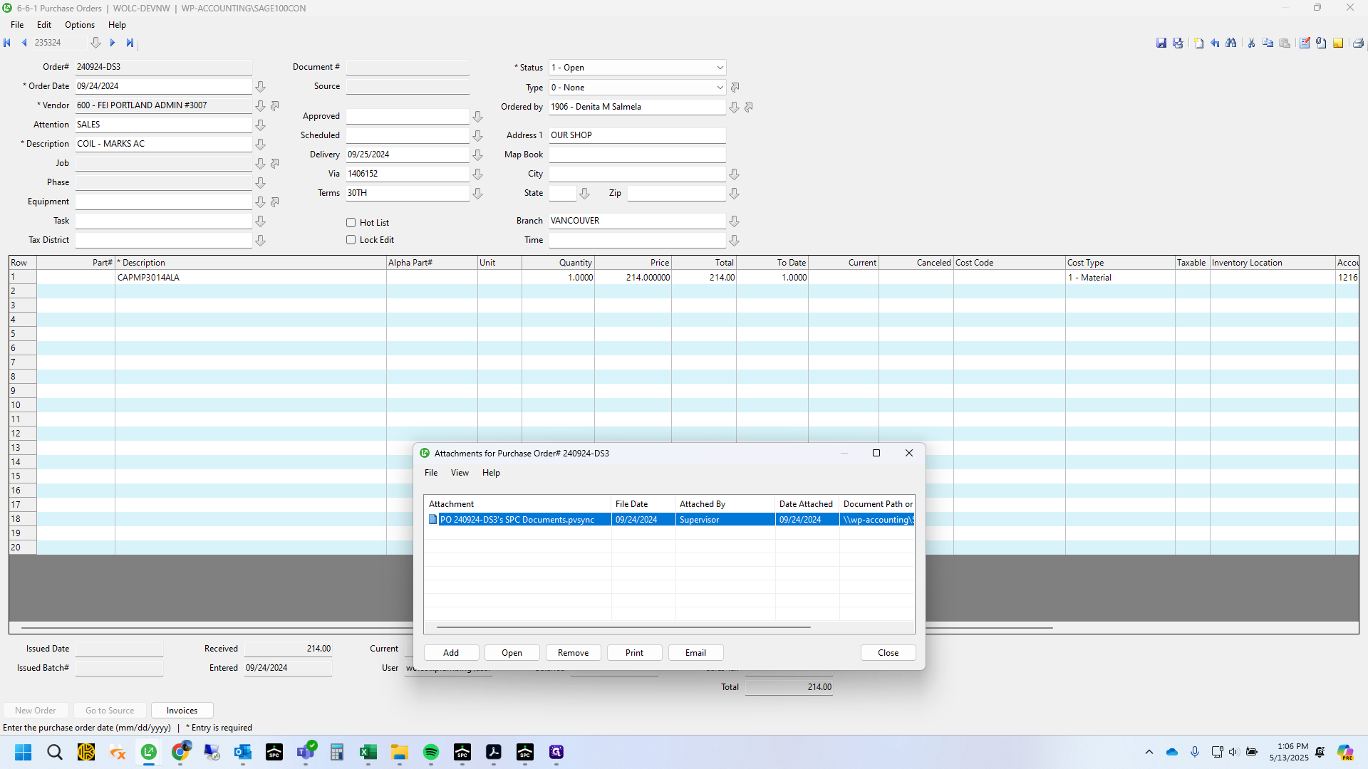 Step #5: Double-click on "DS3's SPC Documents.pvsync"
