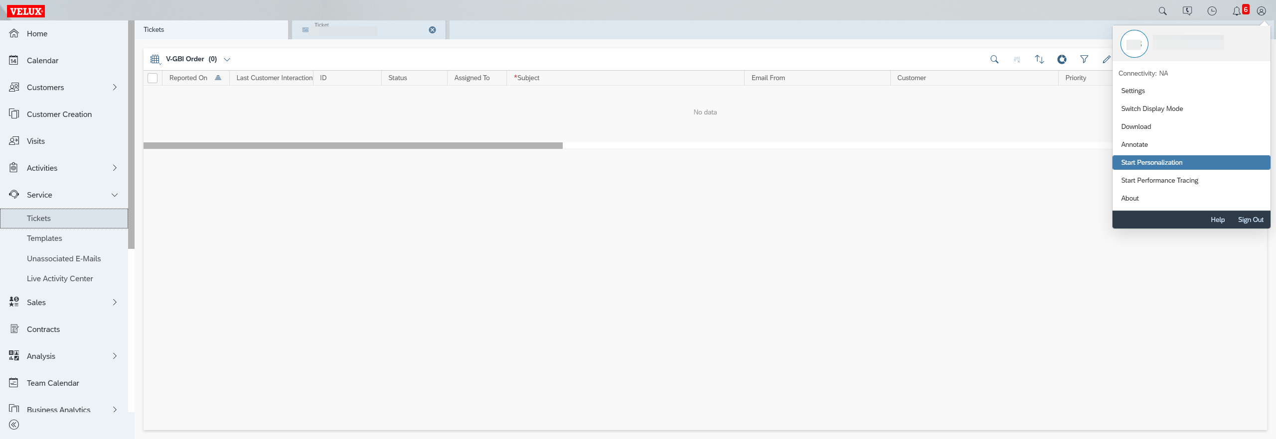 Step #1: Click Start Personalisation