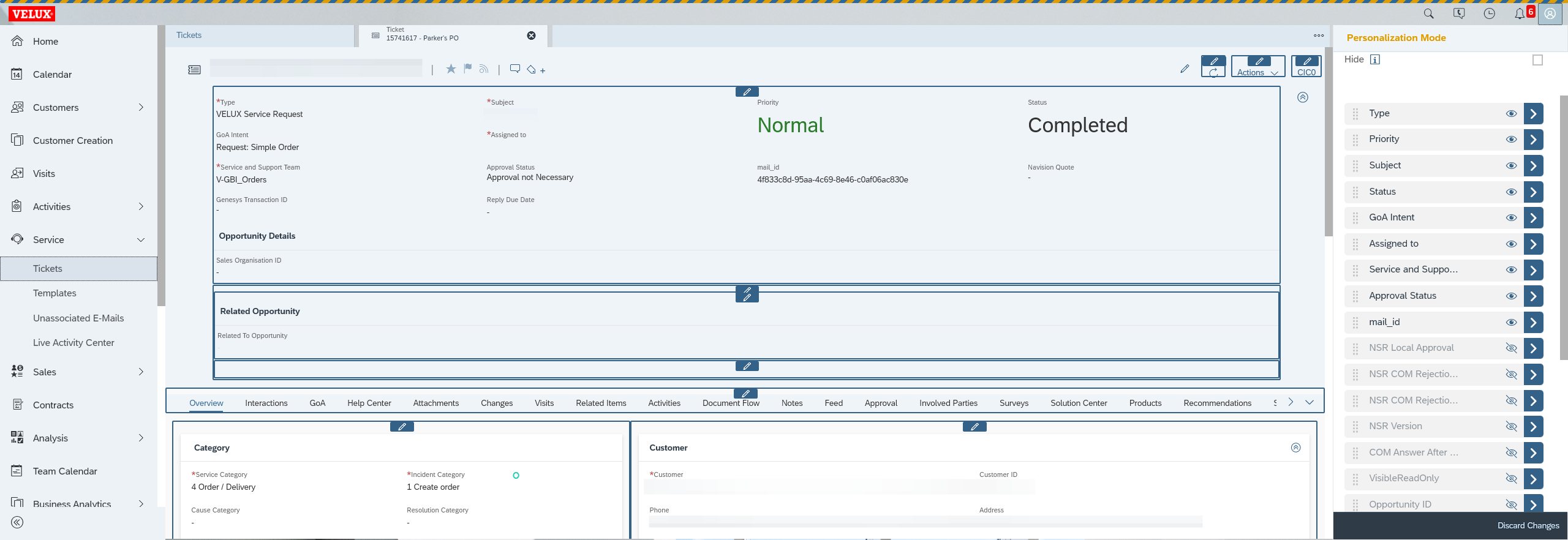 Step #12: When you're satisfied with the position and all your changes, click your user menu again.