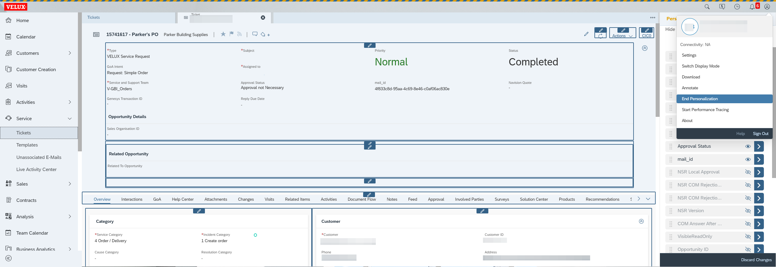 Step #13: Click "End Personalization."