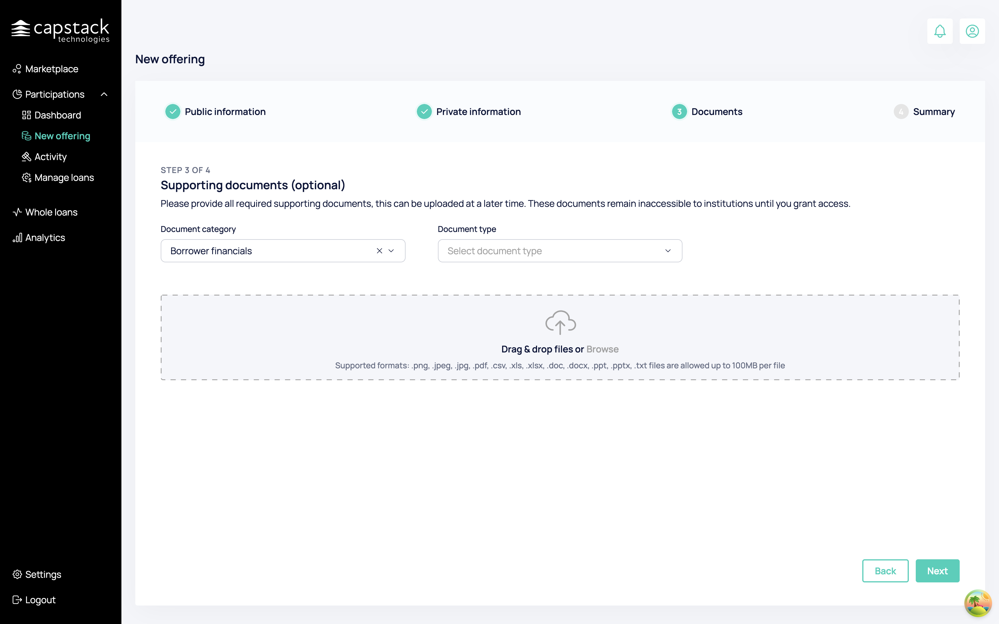 Step #10: Click on "Document type"