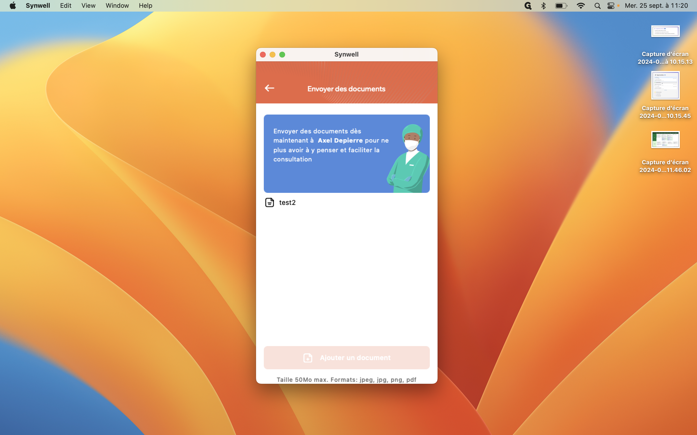 Step #24: Cliquez sur "Ajouter un document"