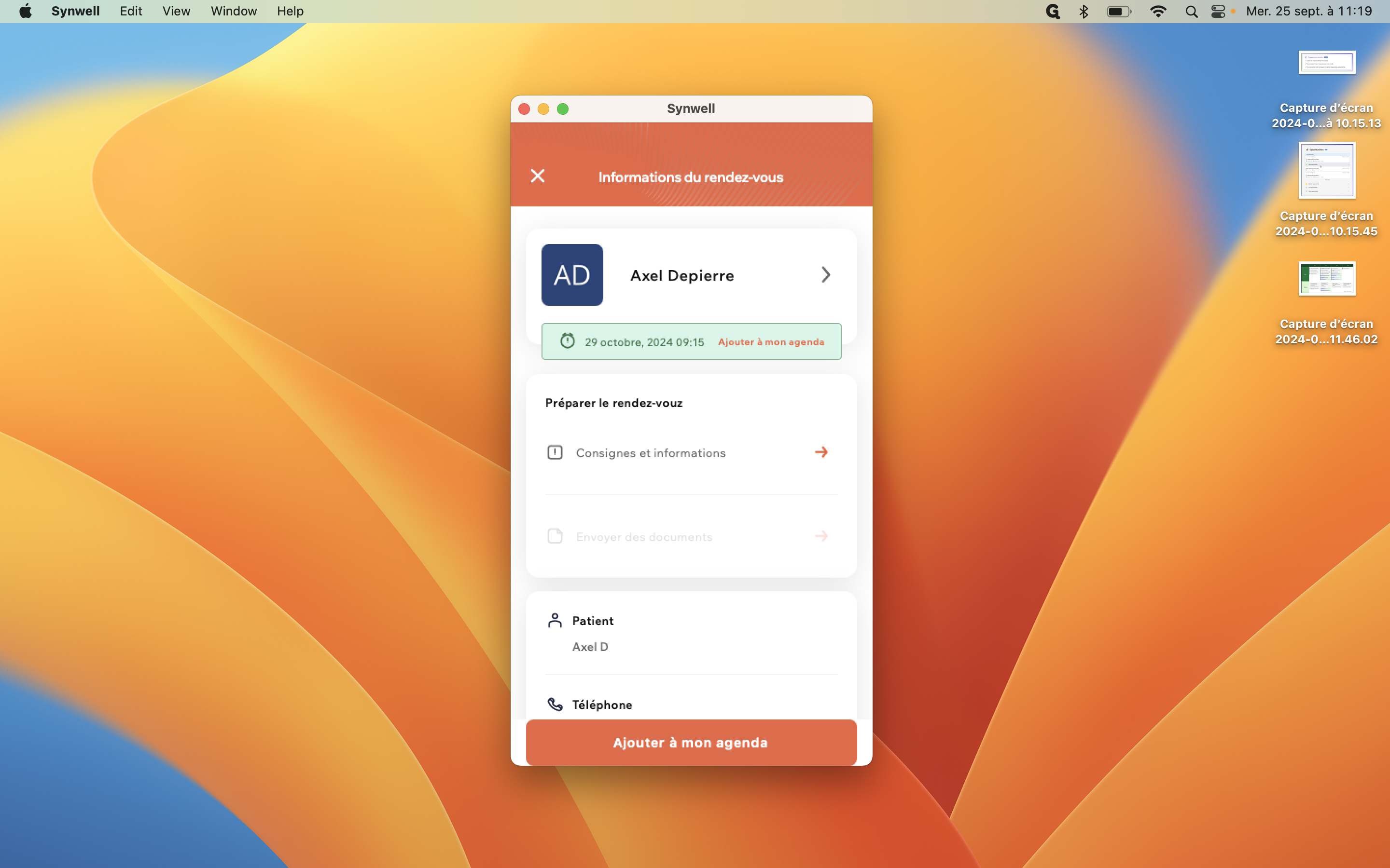 Step #23: Cliquez sur "Envoyer des documents"