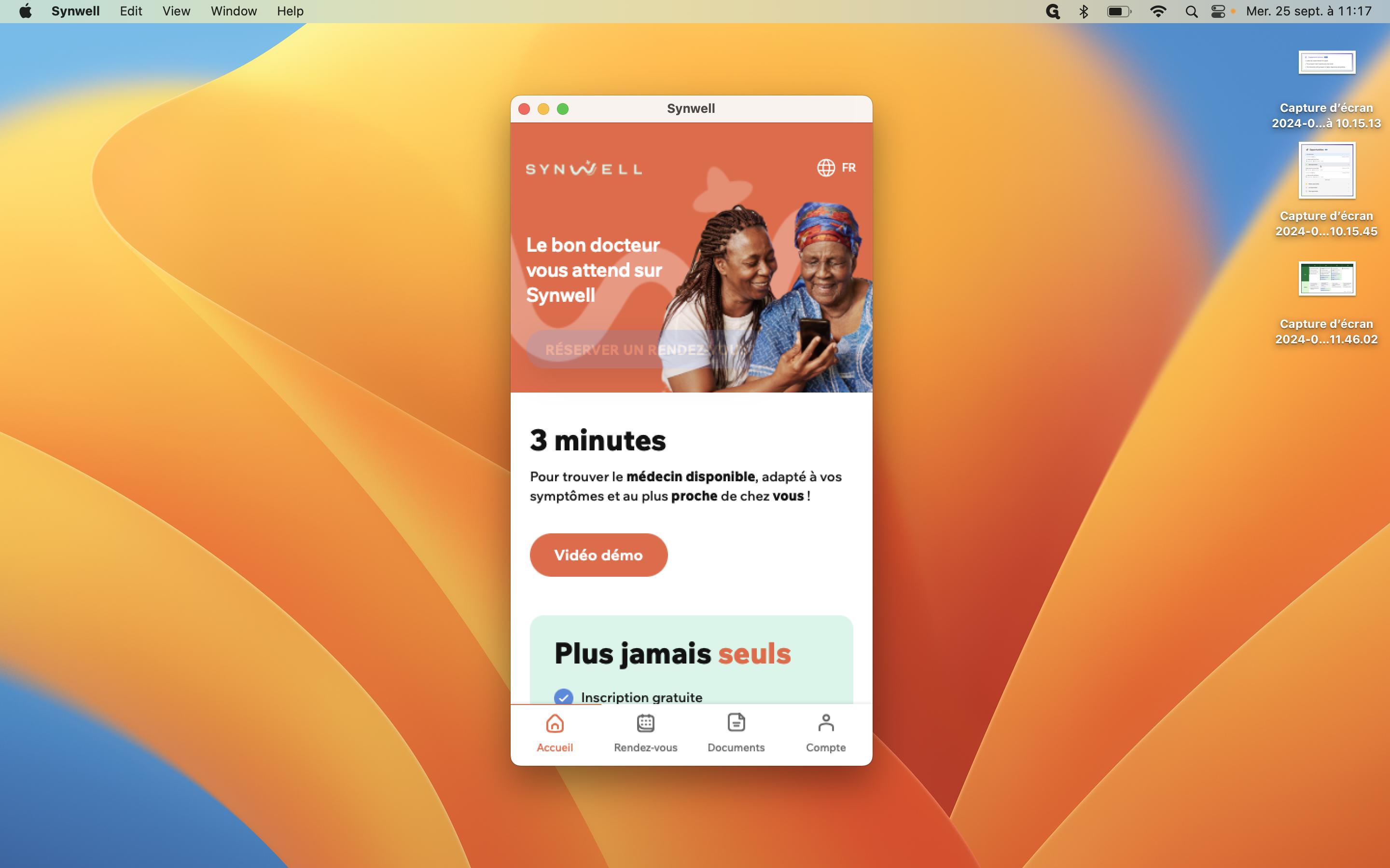 Step #1: Cliquez sur "Réserver un Rendez-vous".