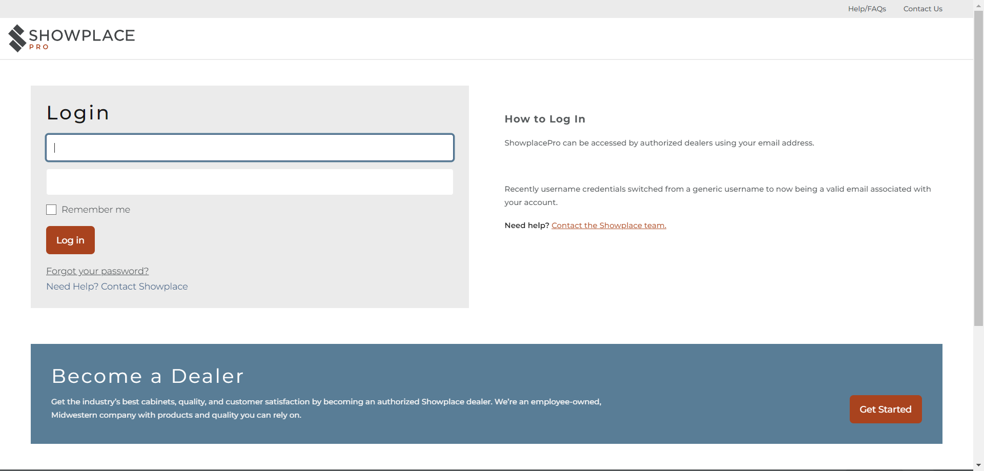 Step #2: Click on "Login"