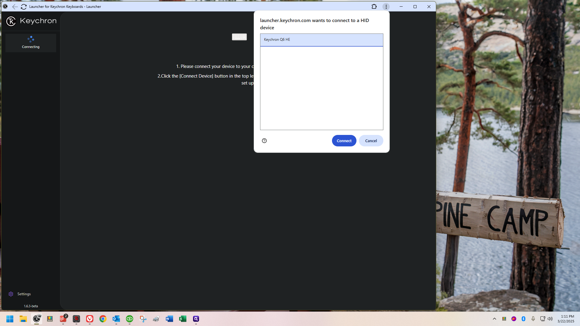 Step #5: Click on "Keychron Q6 HE"