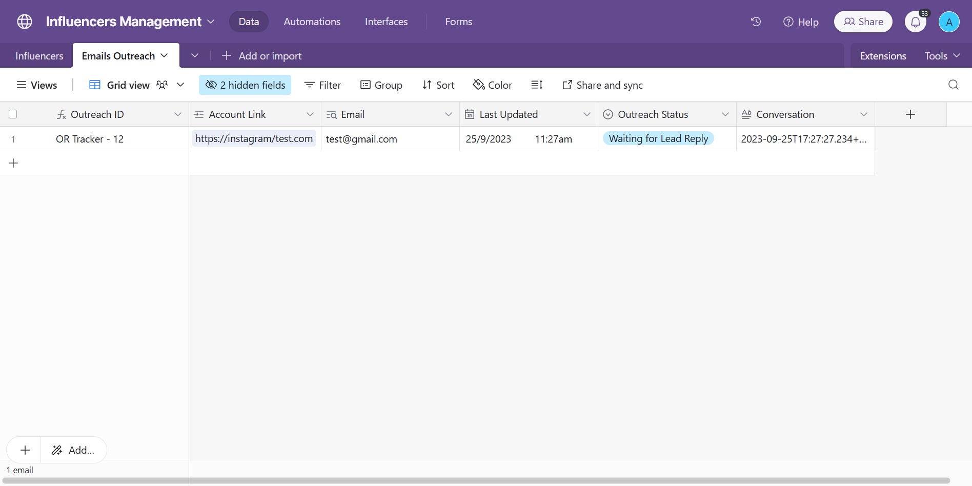 Step #14: Click on the extensions tab.