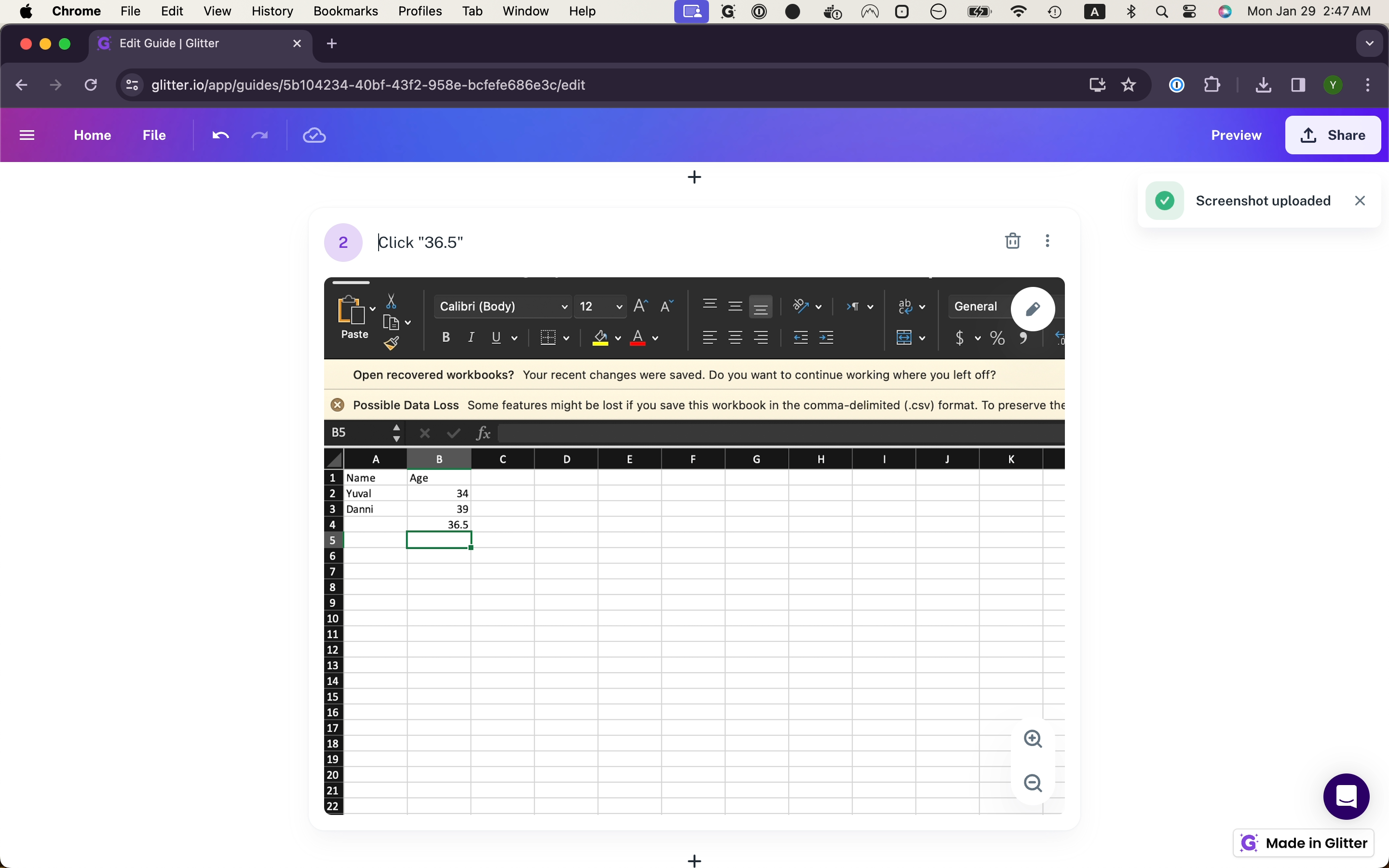 Step #2: Find the screenshot with the information that you want to remove