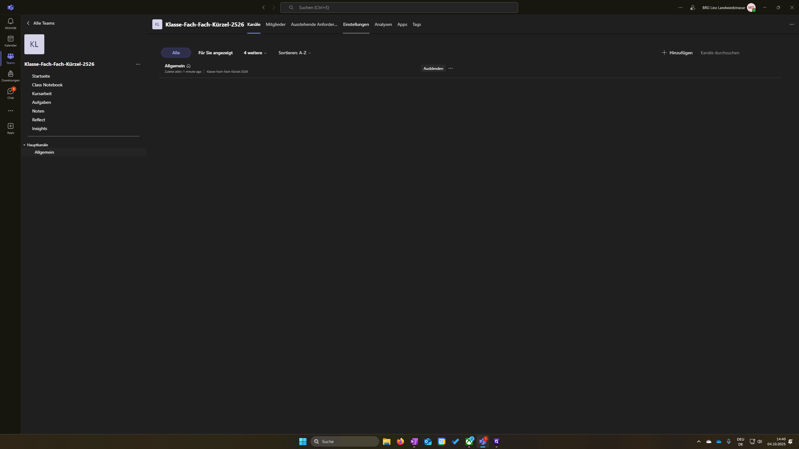 Step #13: Klicken Sie auf "Einstellungen"