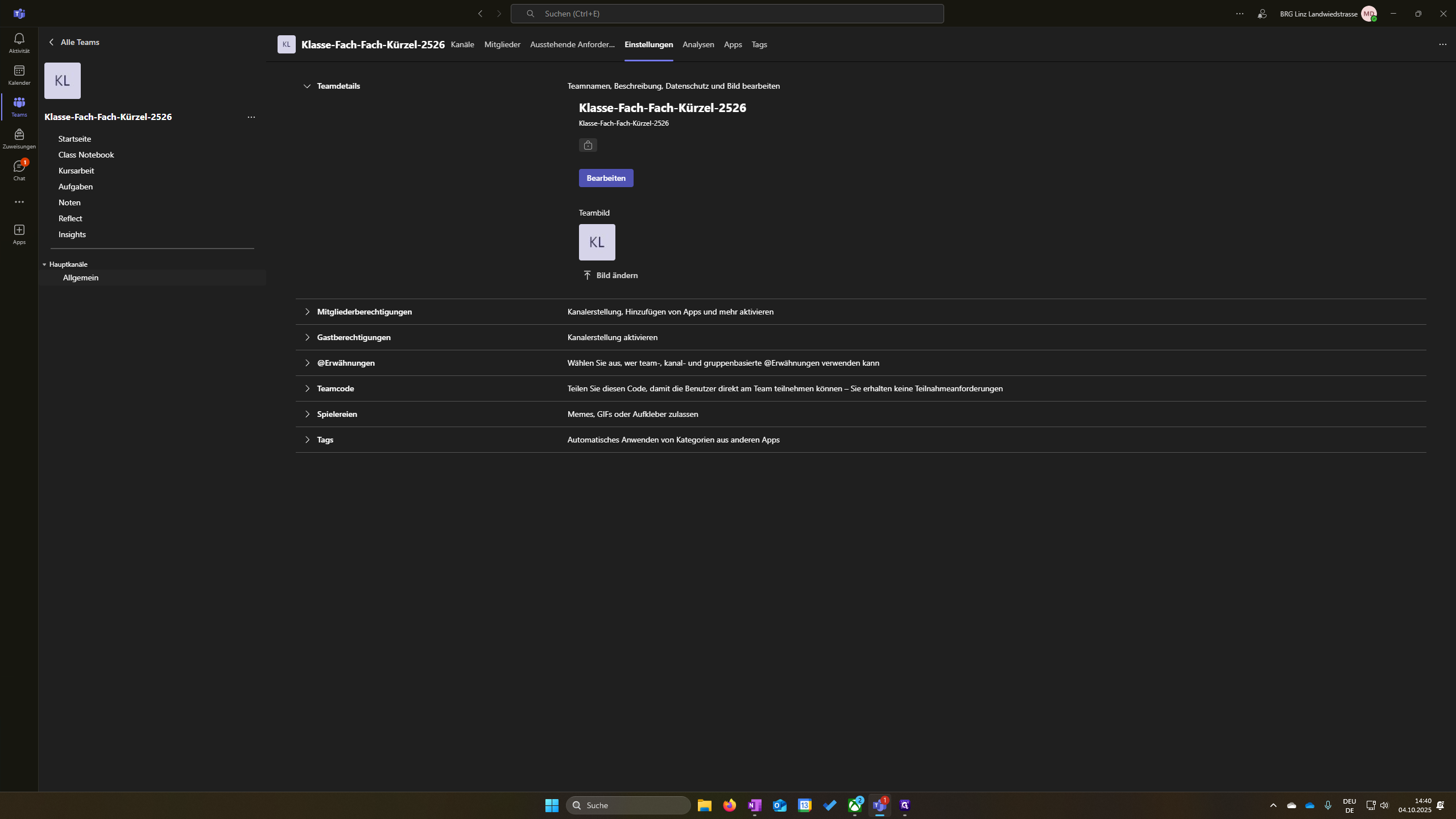 Step #14: Klicken Sie auf "> Teamcode"