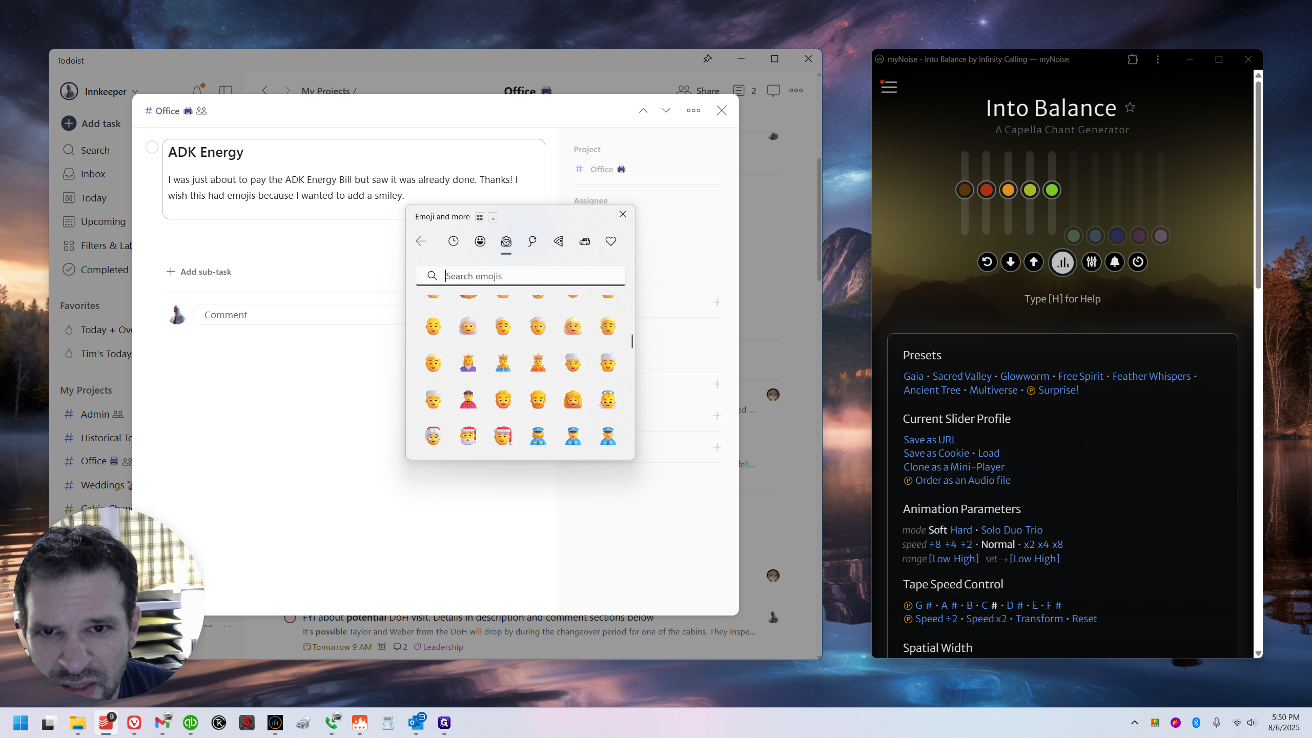 Step #6: Click on "←" (to return to main section - the 2 previous steps took us into the emoji categories)