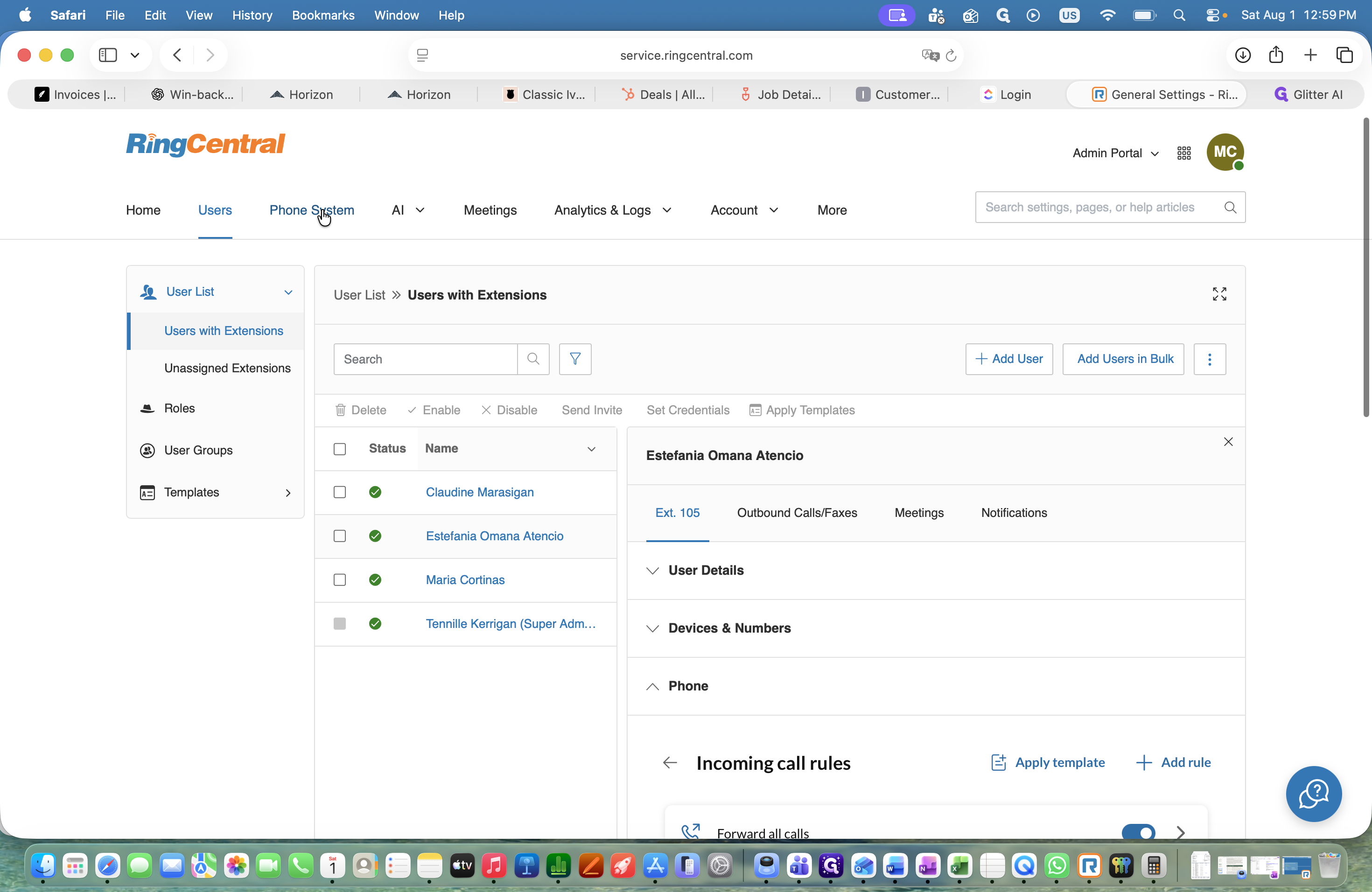 Step #16: Navigate to the Phone System tab in the main top navigation.