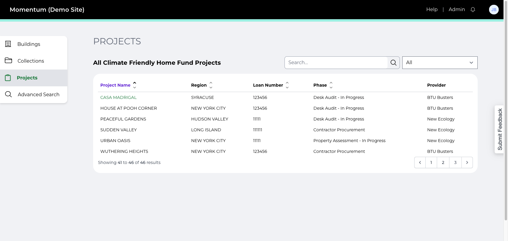 Step #2: Click on the project you're interested in