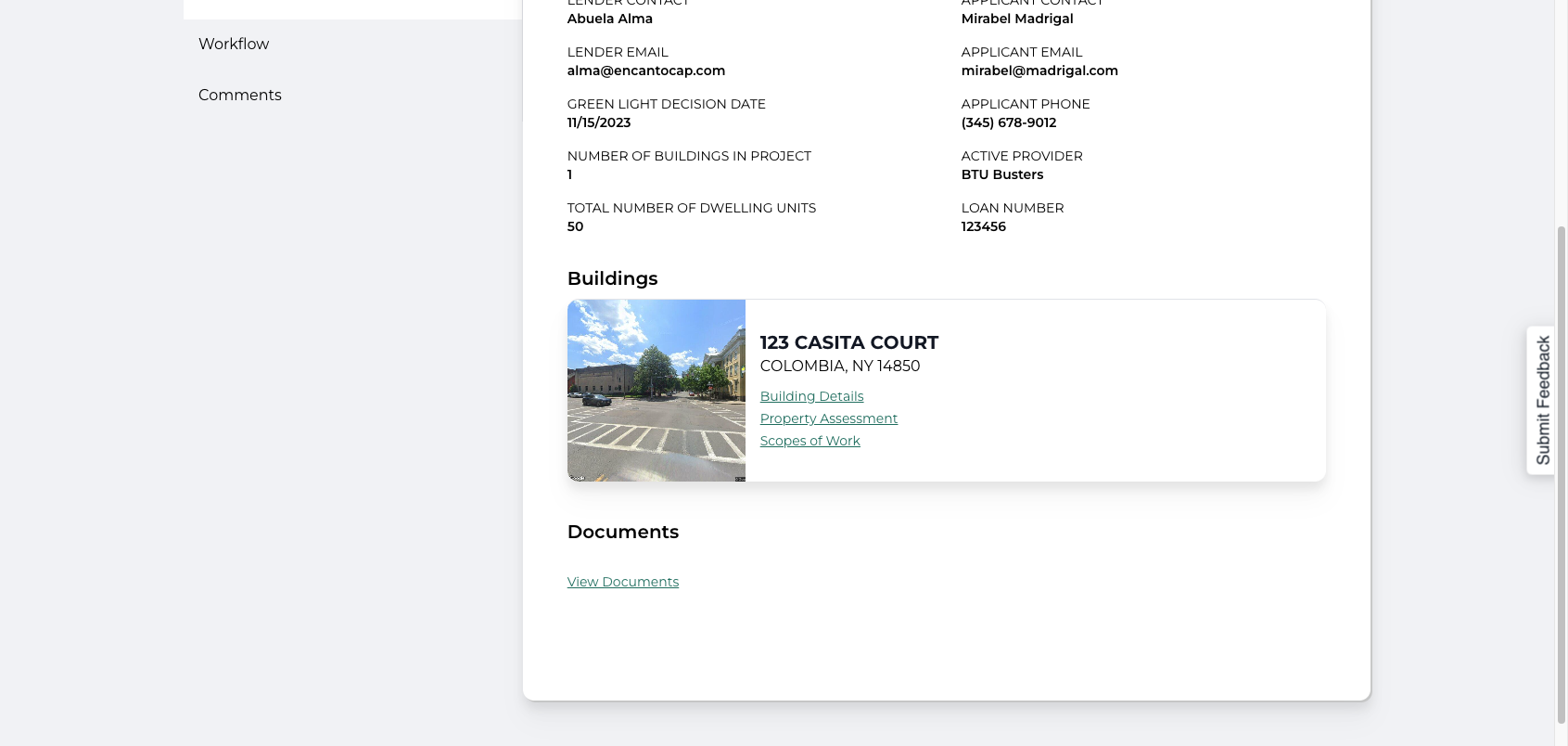 Step #3: Click on "Building Details"