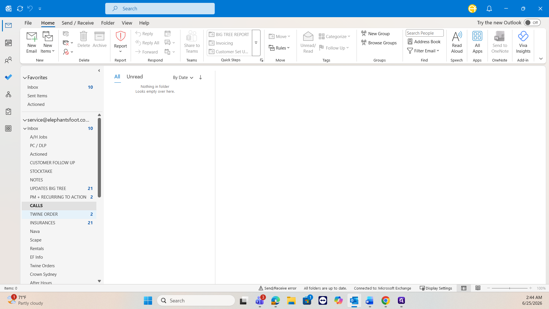 Step #8: Click the TWINE ORDER folder in the sidebar to review and fulfill pending material requests.
