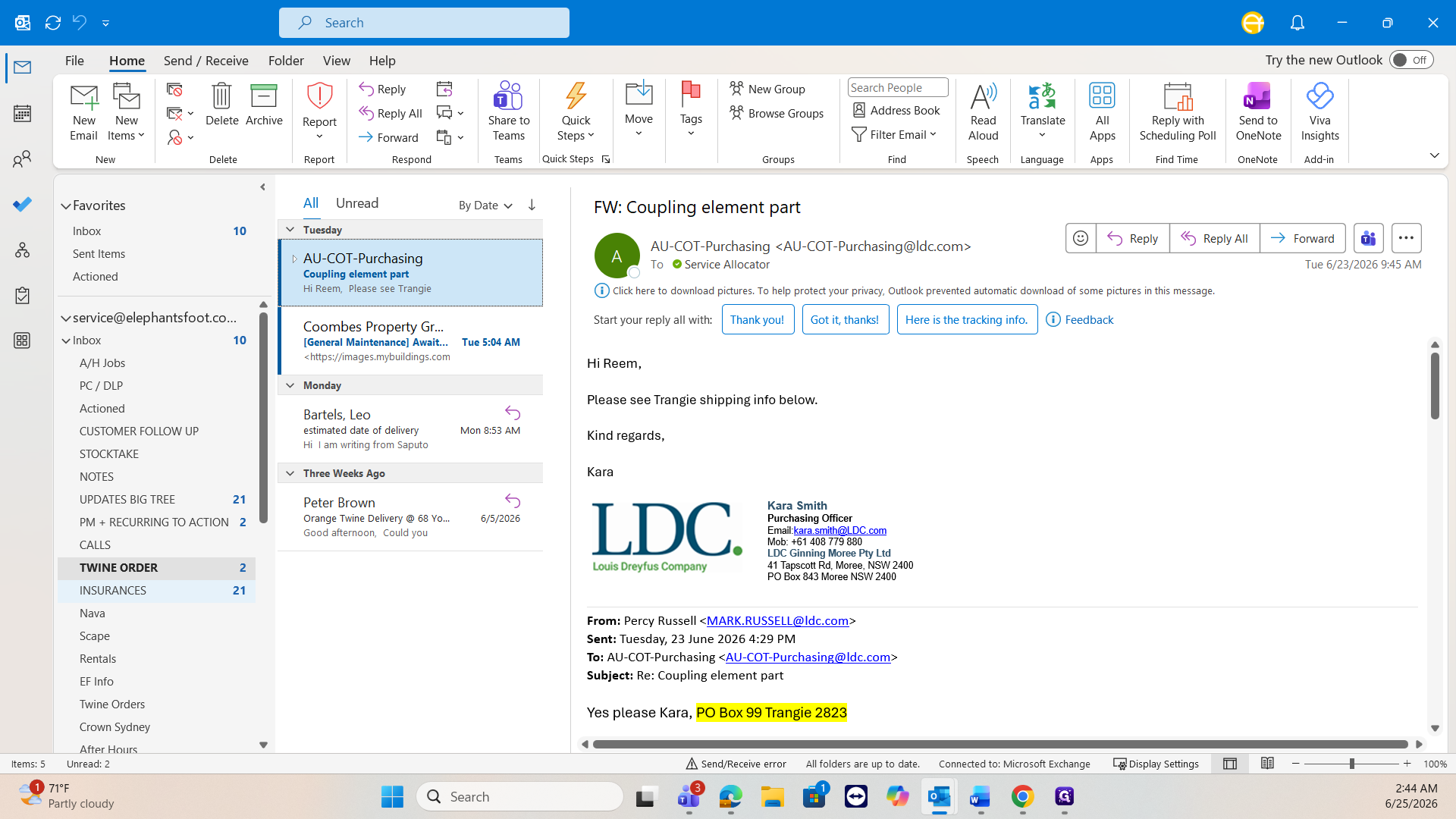 Step #9: Click on the INSURANCES folder to manage compliance documents.