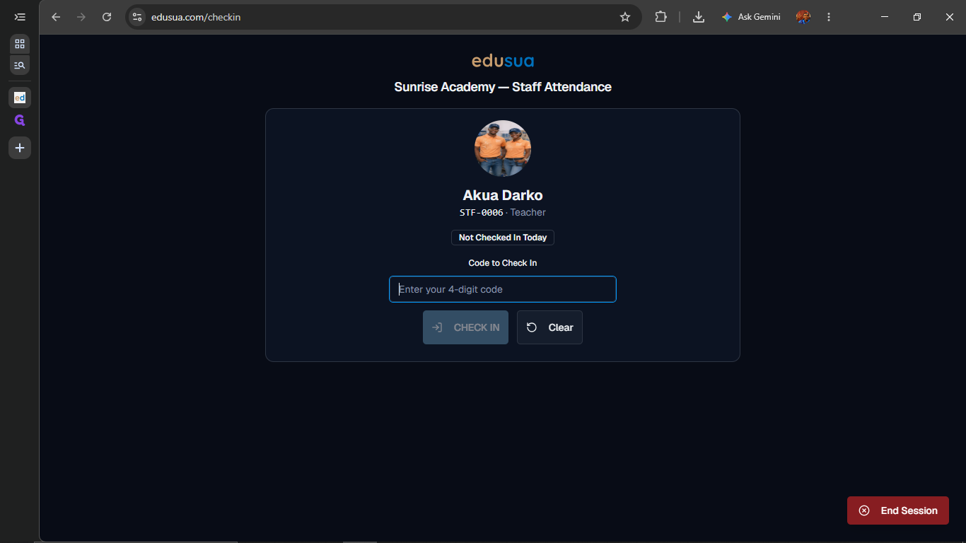 Step #9: Click the Enter your 4-digit code field.