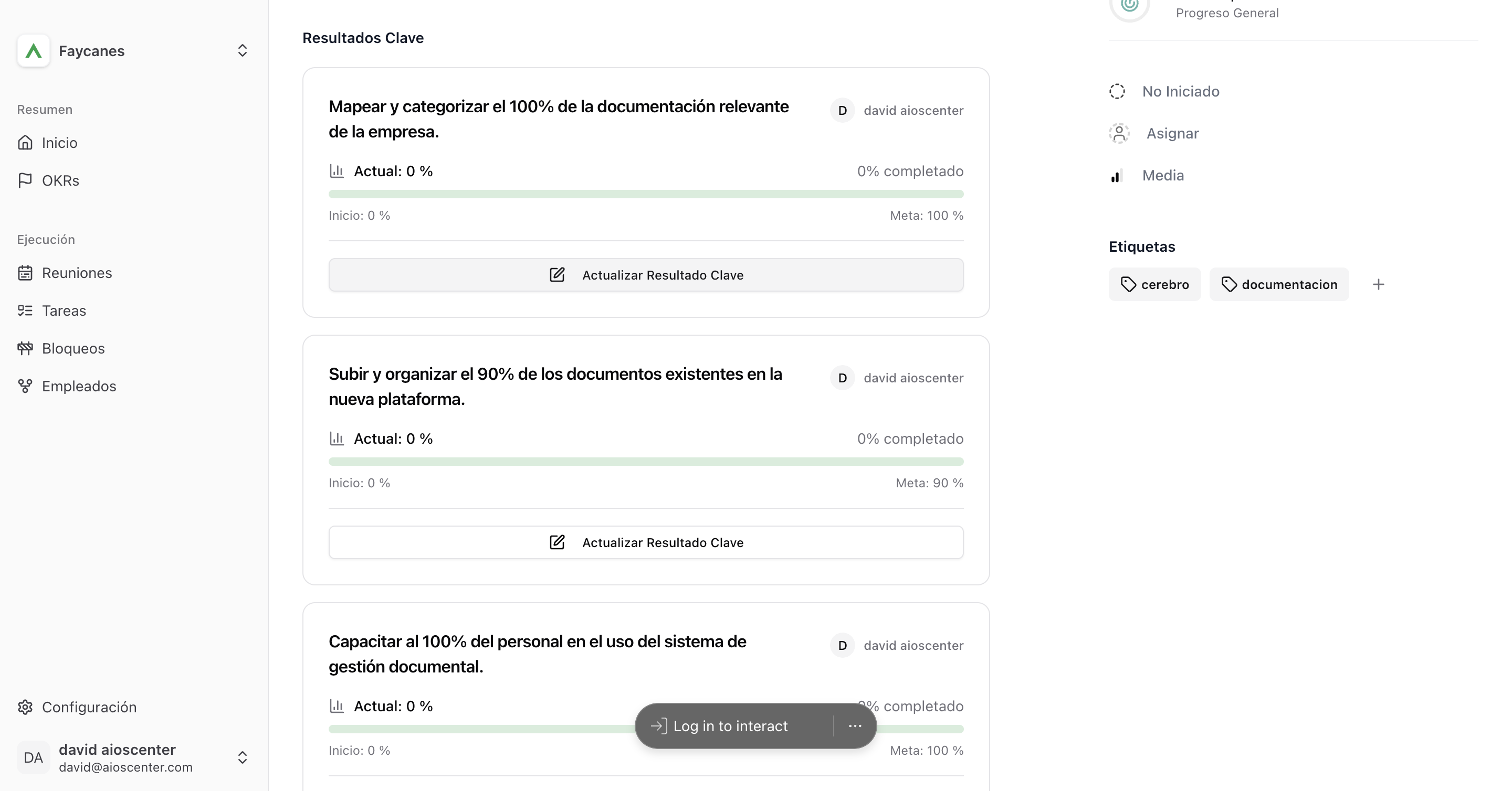 Step #10: Hagan clic en "Actualizar Resultado Clave"