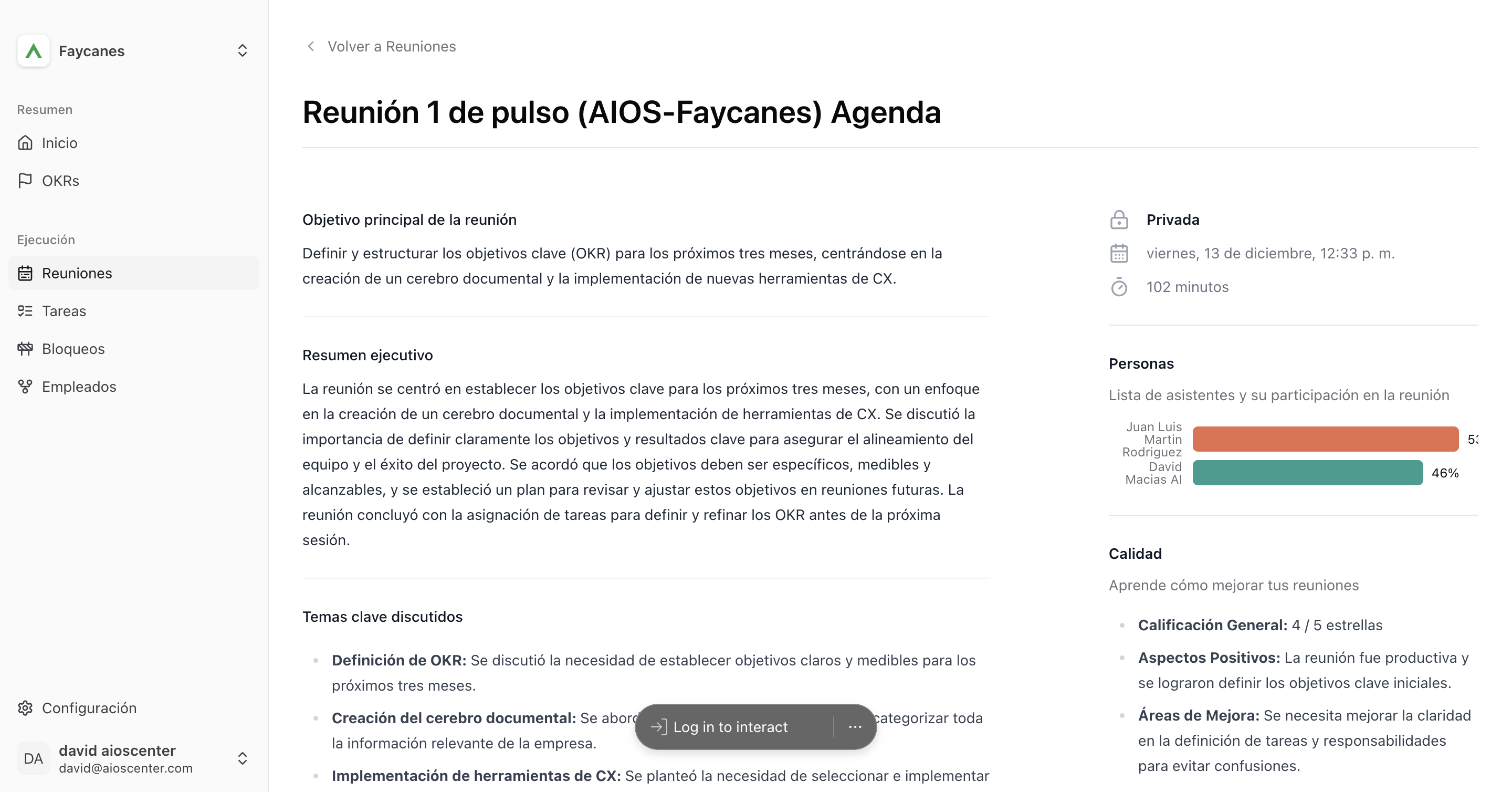 Step #25: Hagan clic en "Reuniones"