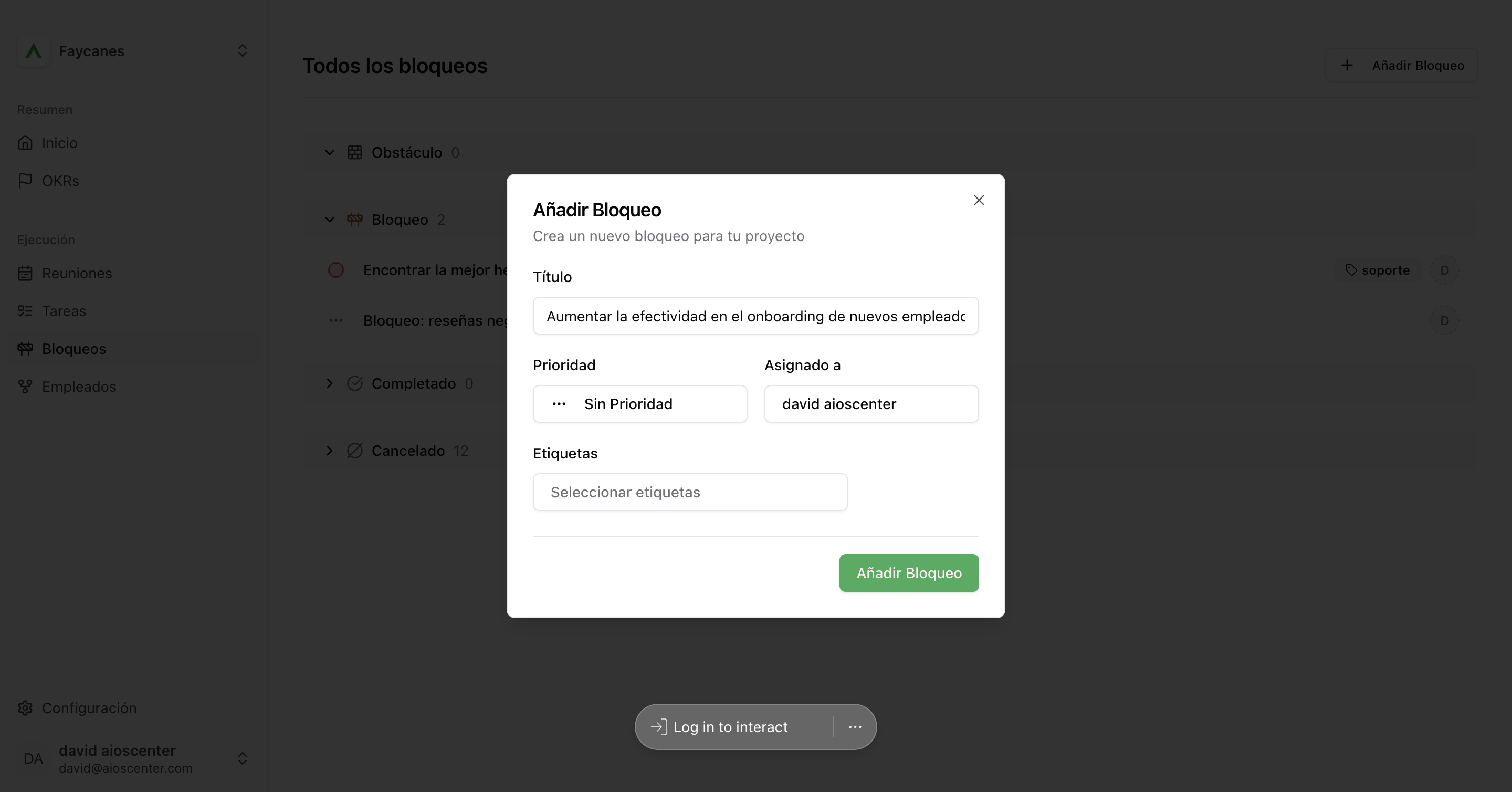 Step #53: Hagan clic en "Añadir Bloqueo"