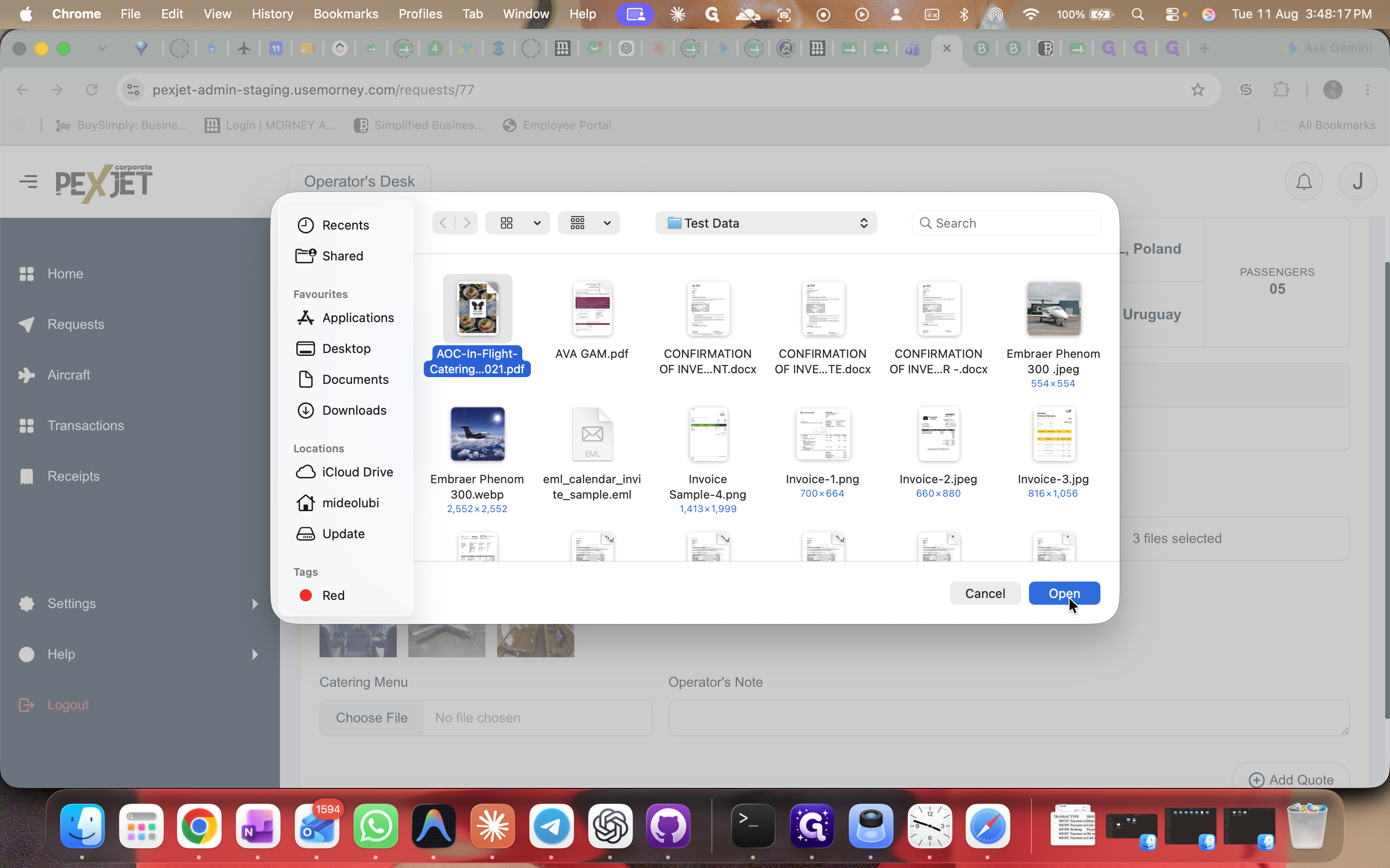 Step #5: Select your PDF file from your computer and click Open.