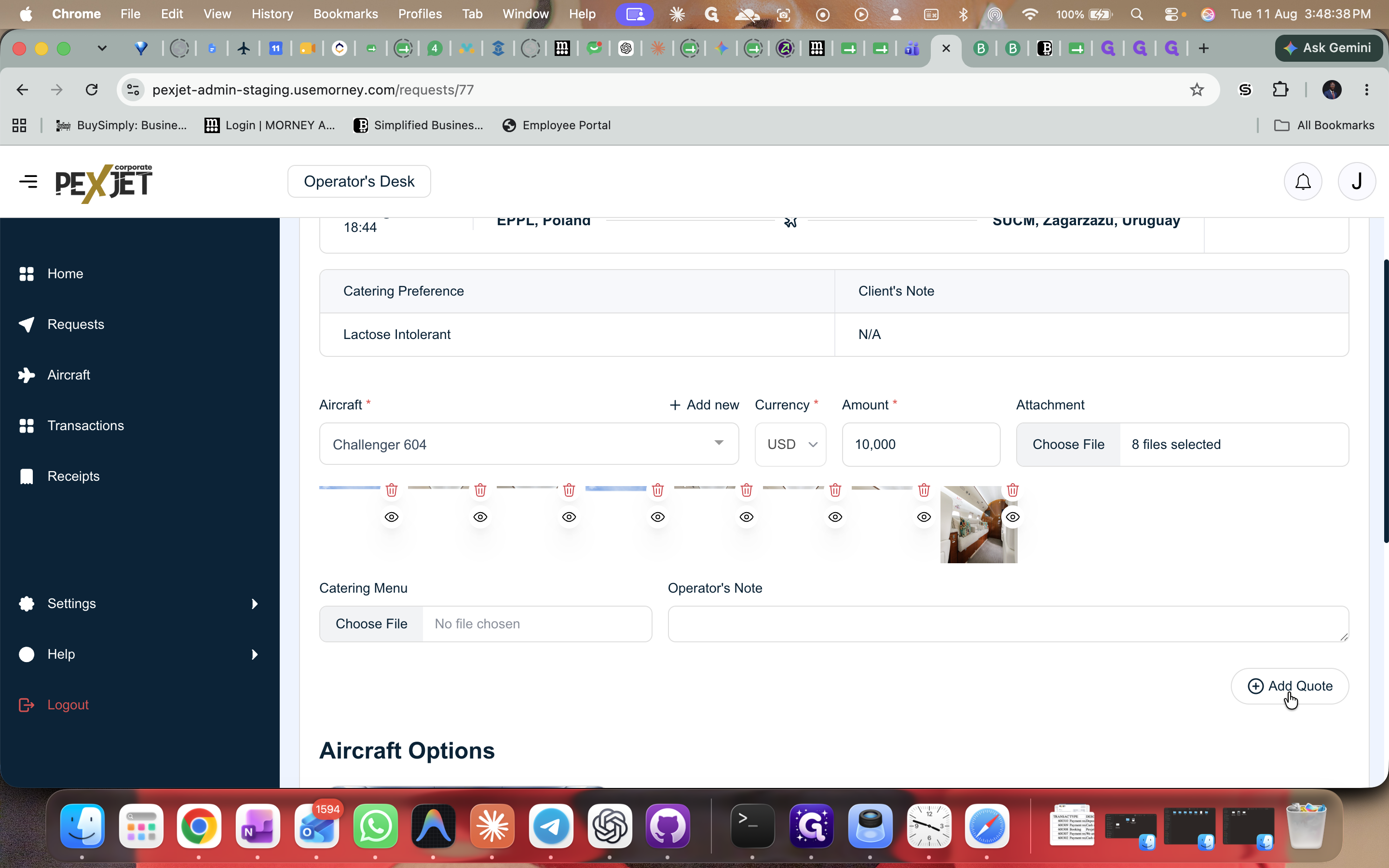 Step #9: Click Add Quote.