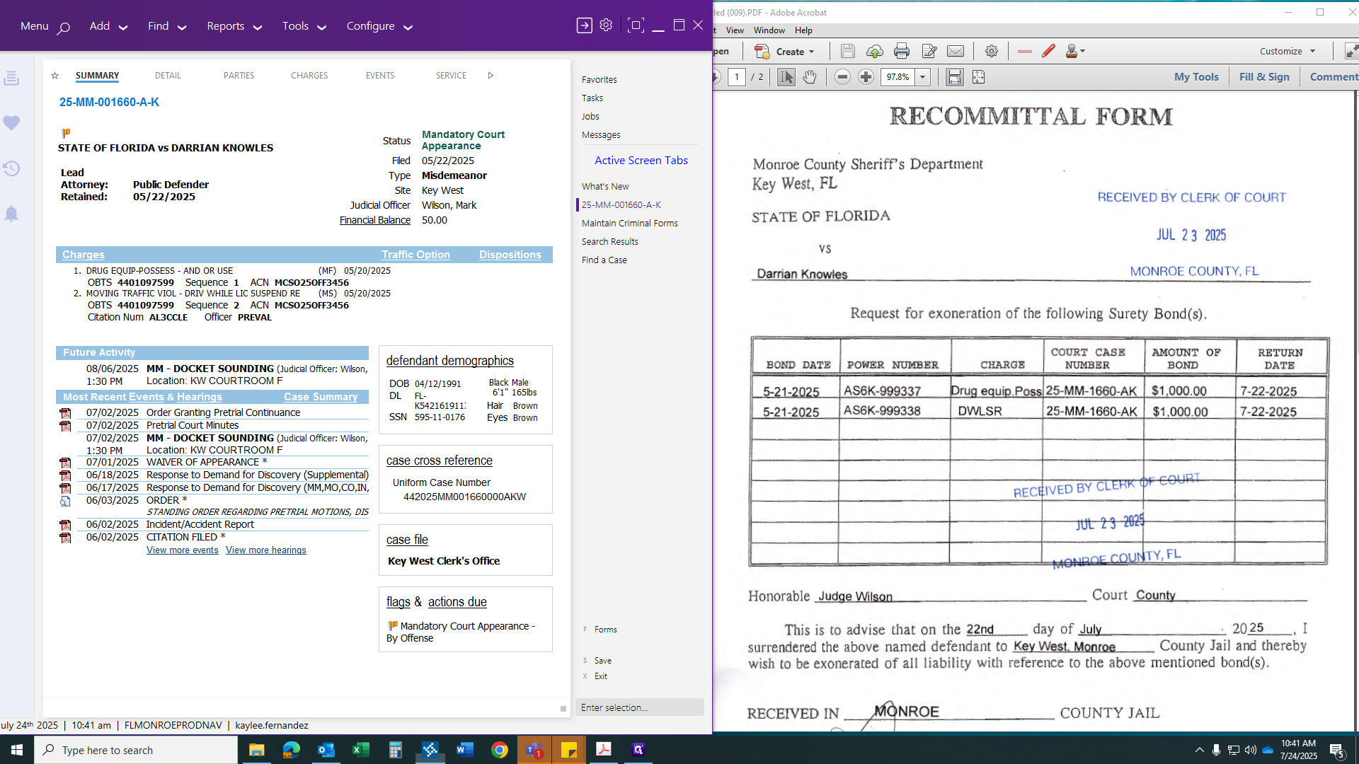 Step #1: Click on "EVENTS"