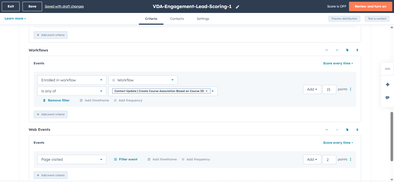 Step #7: Workflow Events