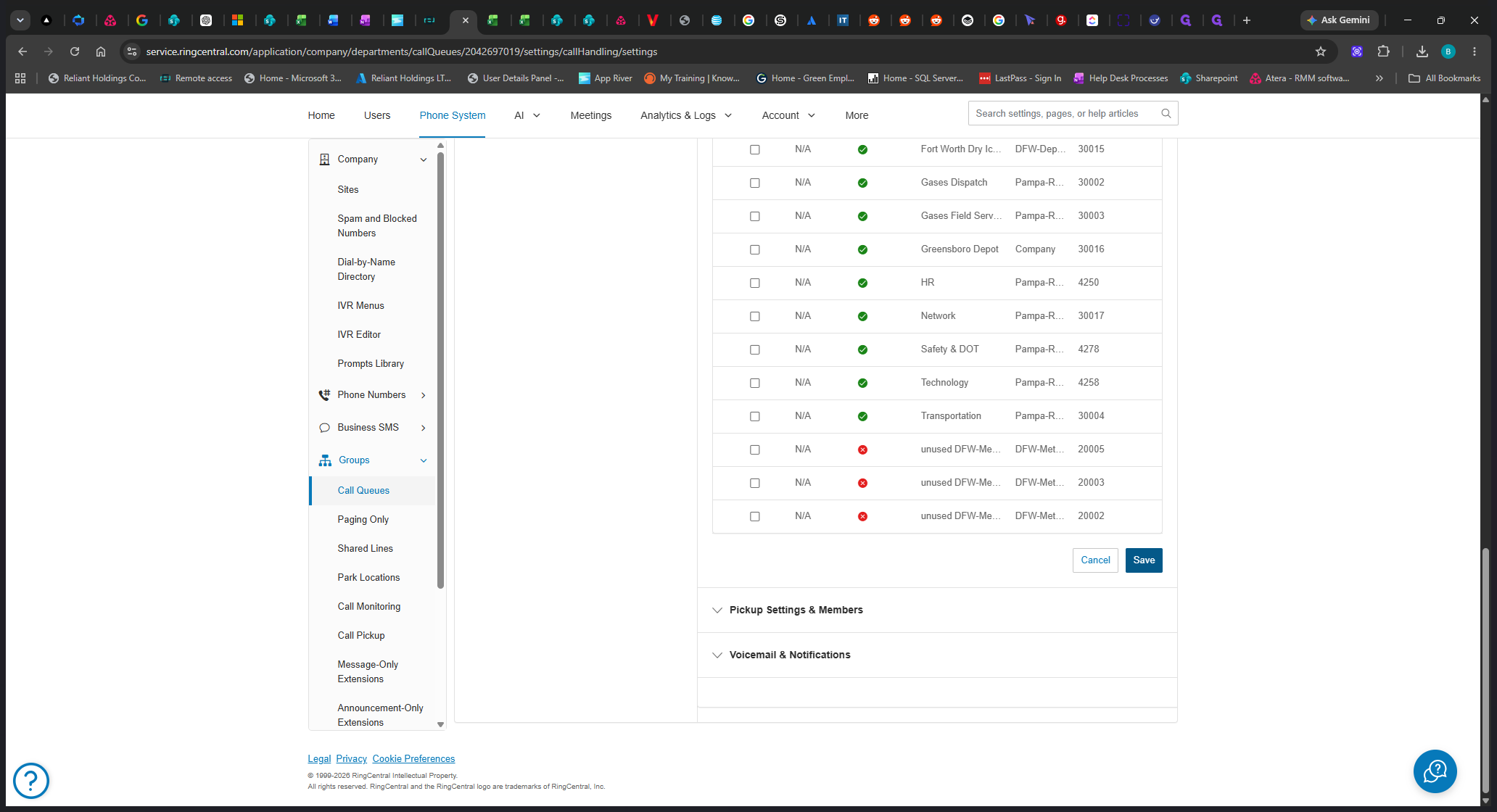 Step #5: Click Save to apply your changes to the call queue.