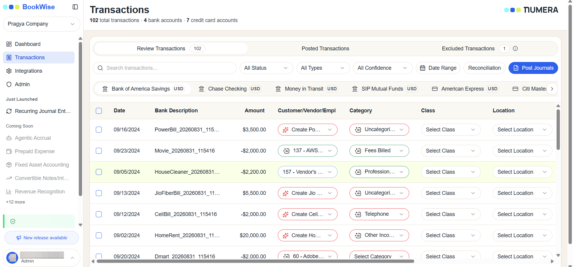 Step #4: The newly created vendor will be displayed in the selected field.