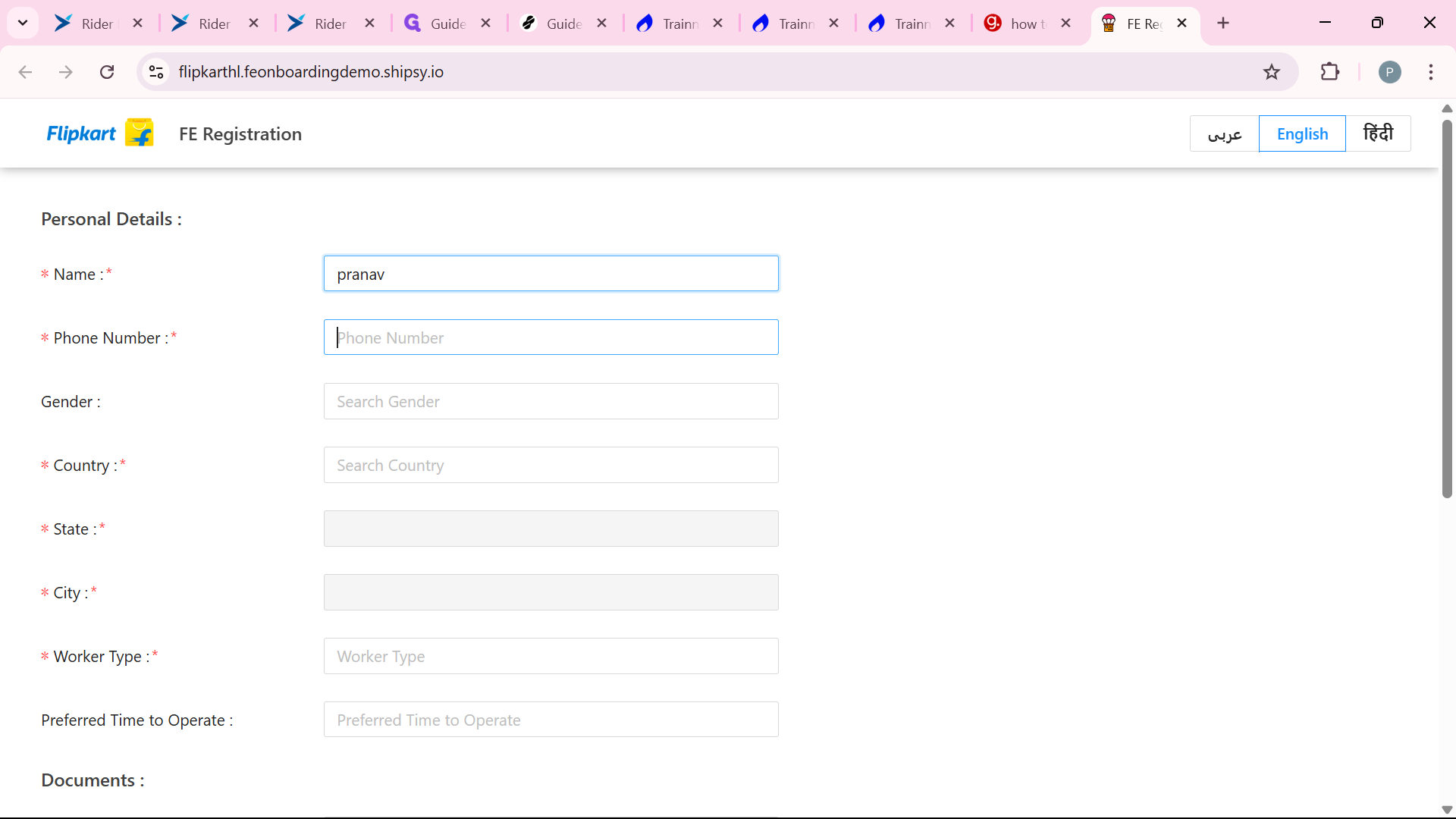 Step #4: Click on "Phone Number"