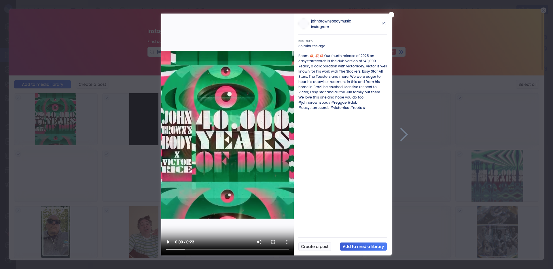 Step #12: Click on "Create a post"