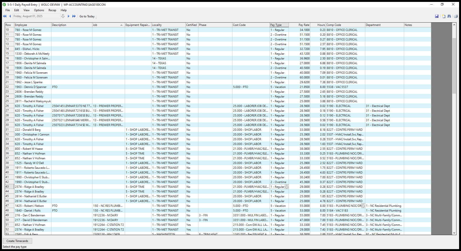 Step #41: Click on "8.00 5184 VAC 5183"