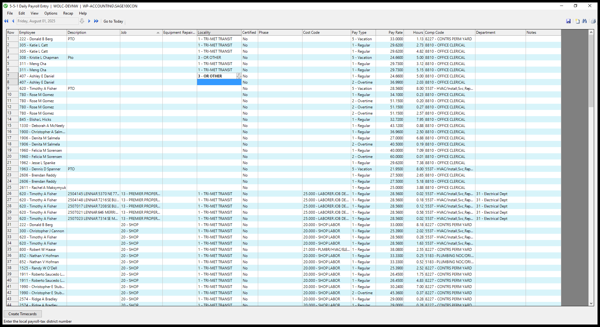 Step #17: Click on "3 - OR OTHER"