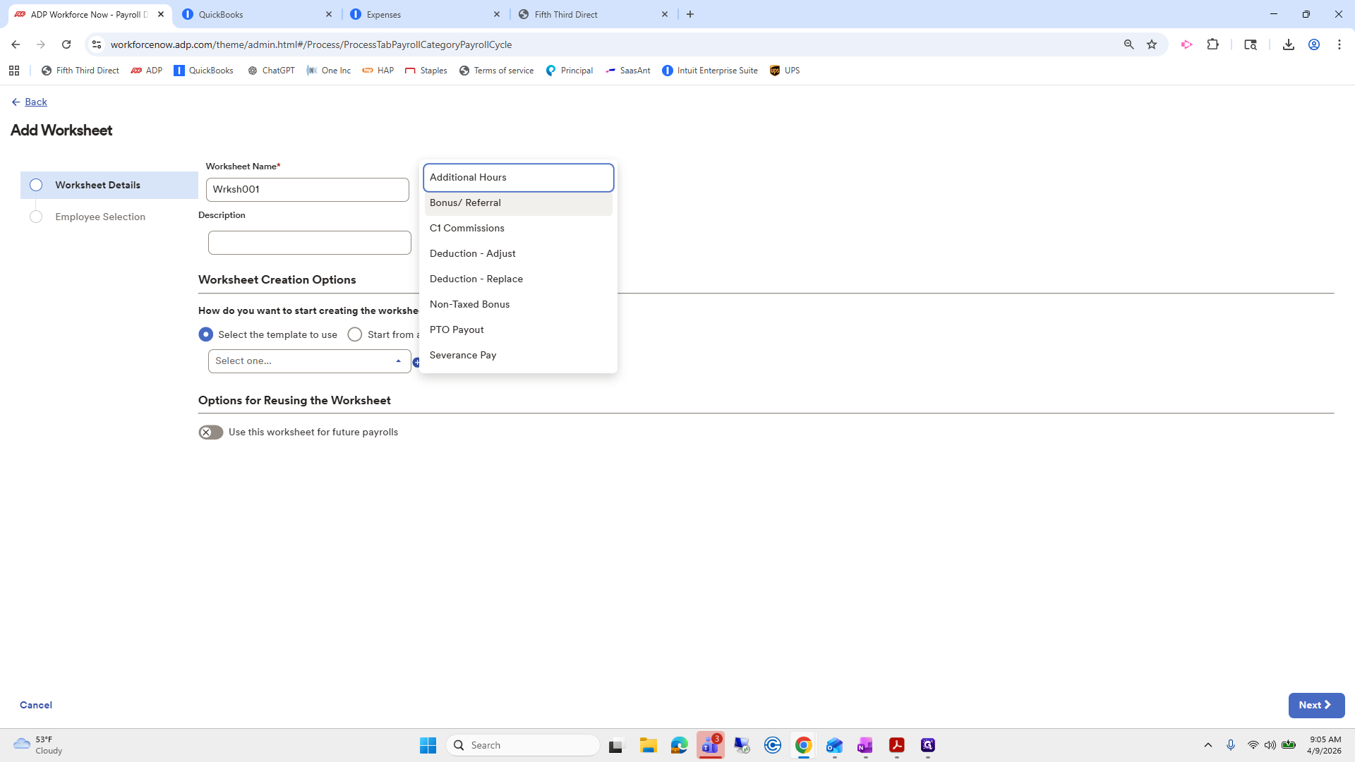 Step #41: Click on "Bonus / Referral"