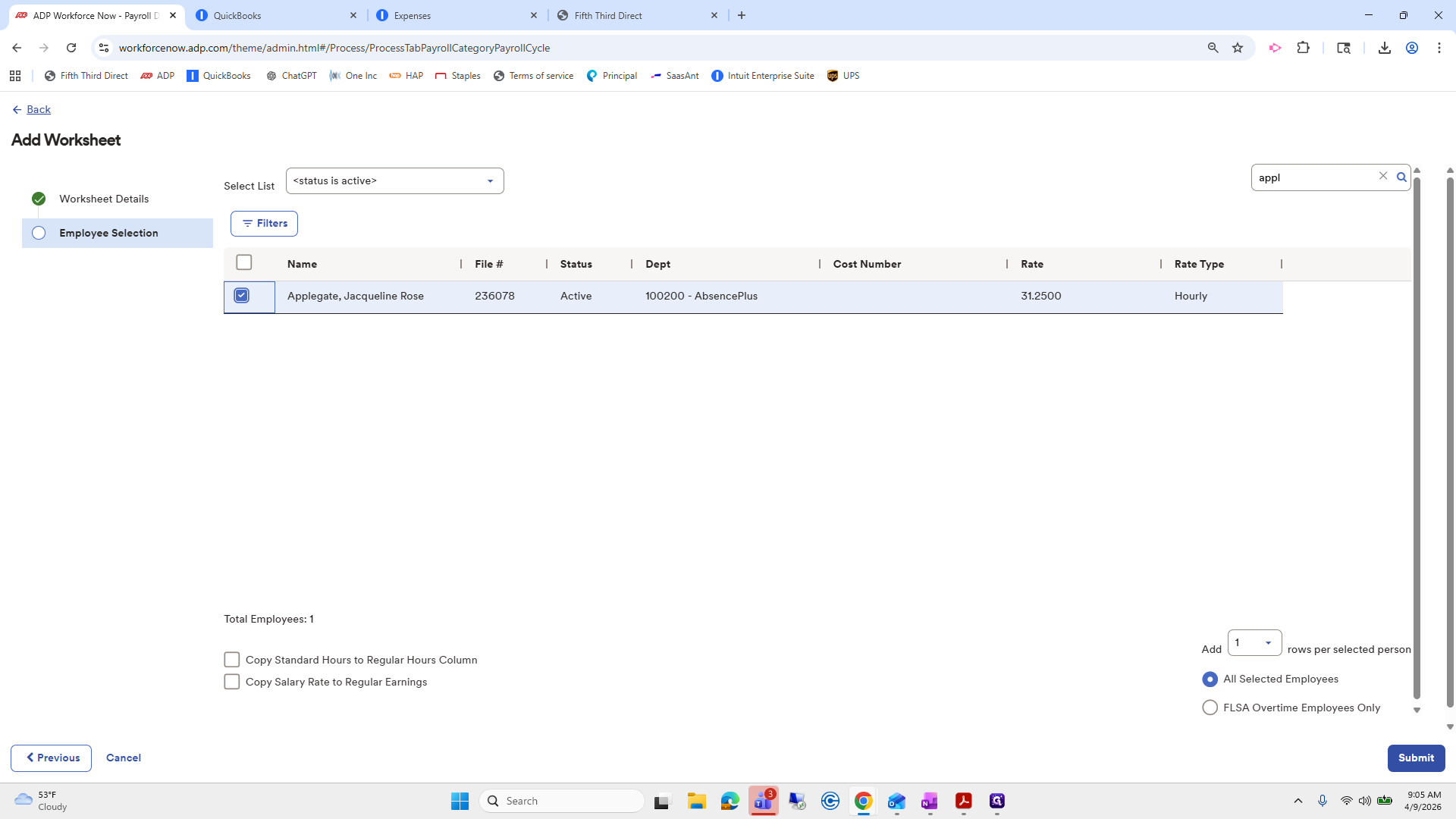 Step #49: Click on "Submit"