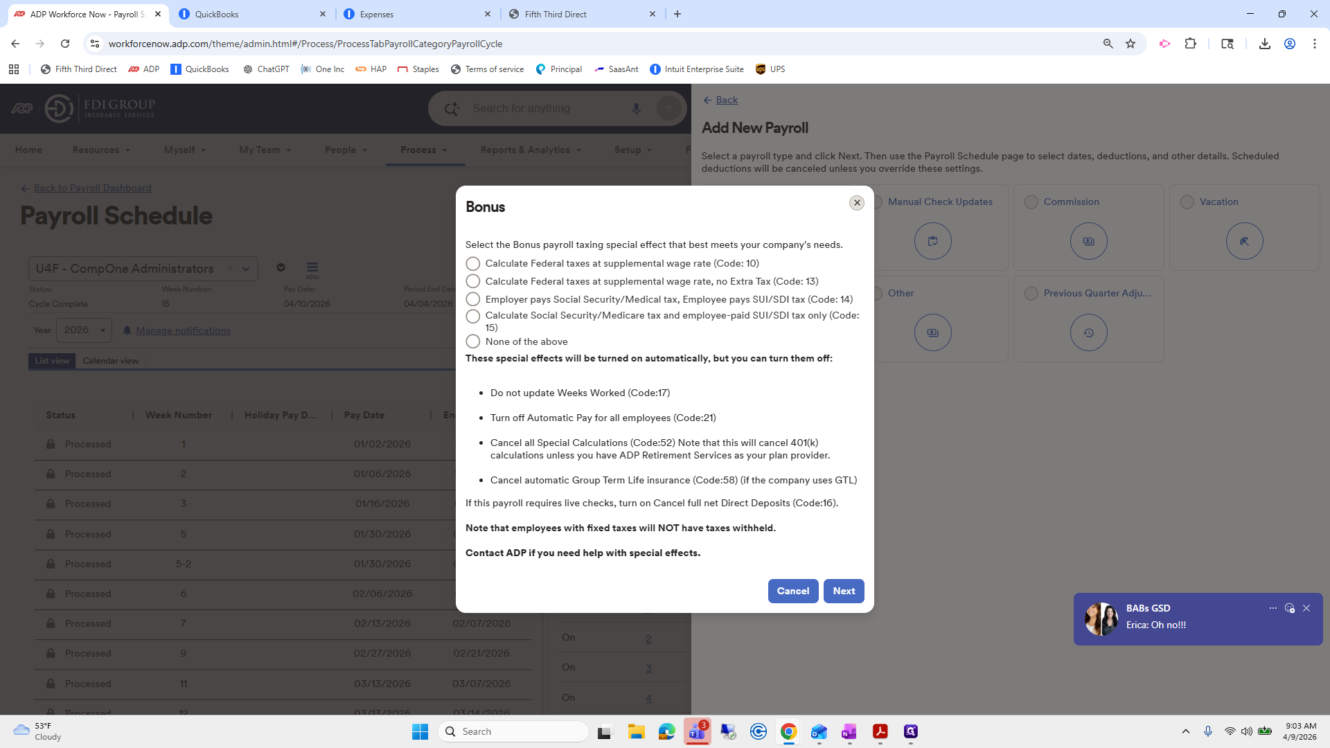 Step #12: Click on "Cancel"