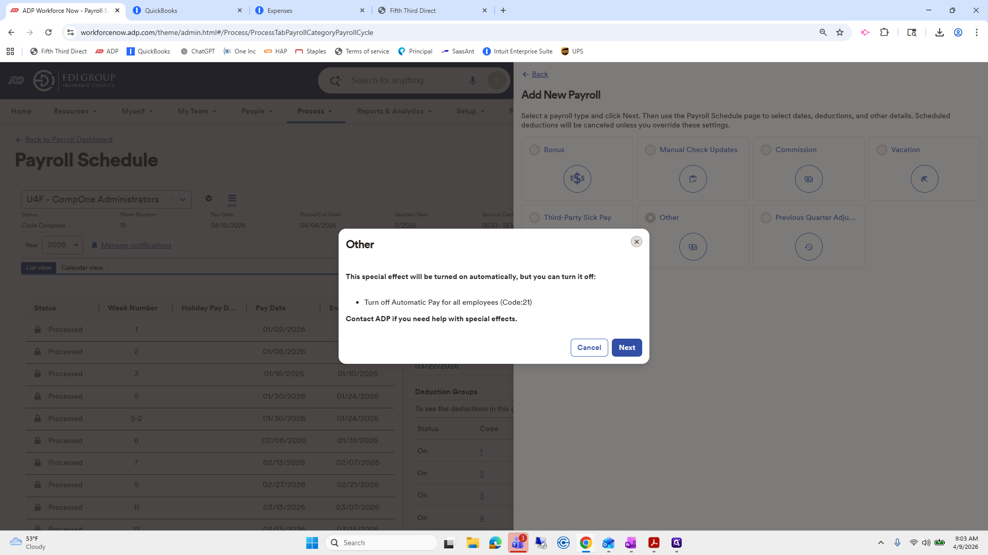 Step #15: Click on "Next"