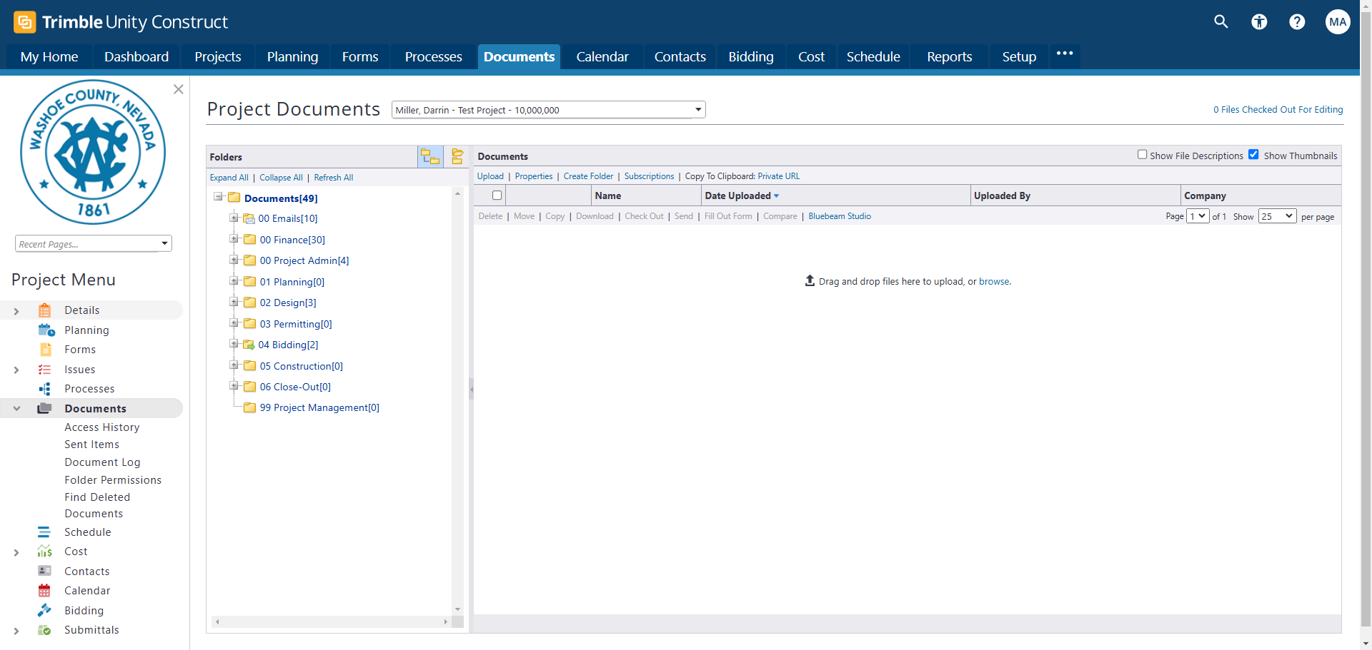 Step #11: Click on "Project Menu"