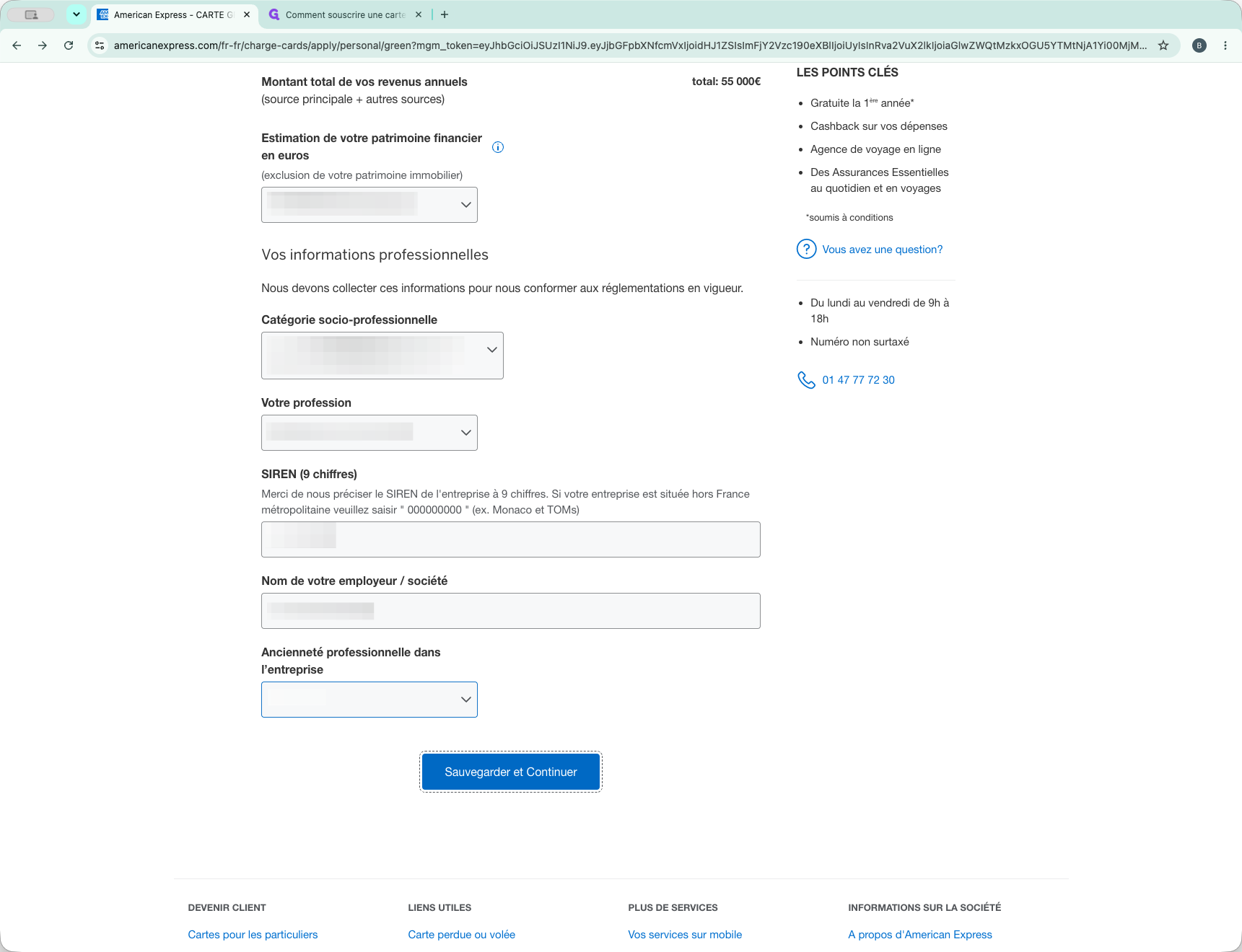 Step #14: Cliquez sur Sauvegarder et Continuer.