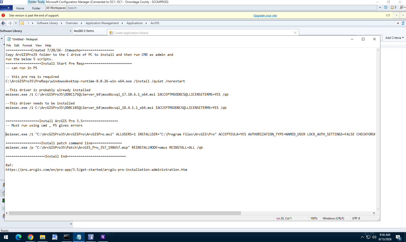 Step #13: During the setup wizard, append custom parameters to the installation program line (e.g., ALLUSERS=1 INSTALLDIR="...").