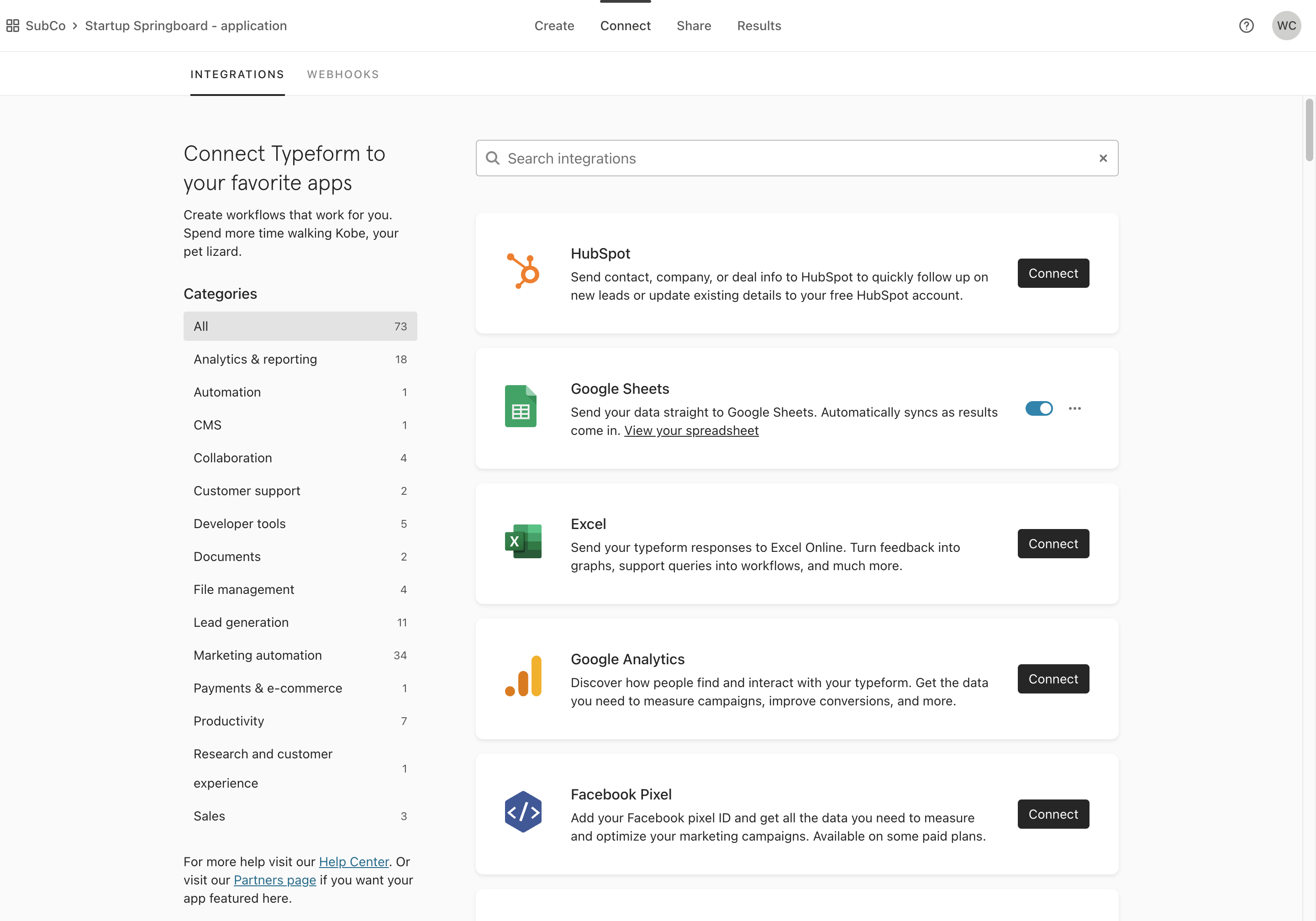 Step #6: Click on ". View your spreadsheet"