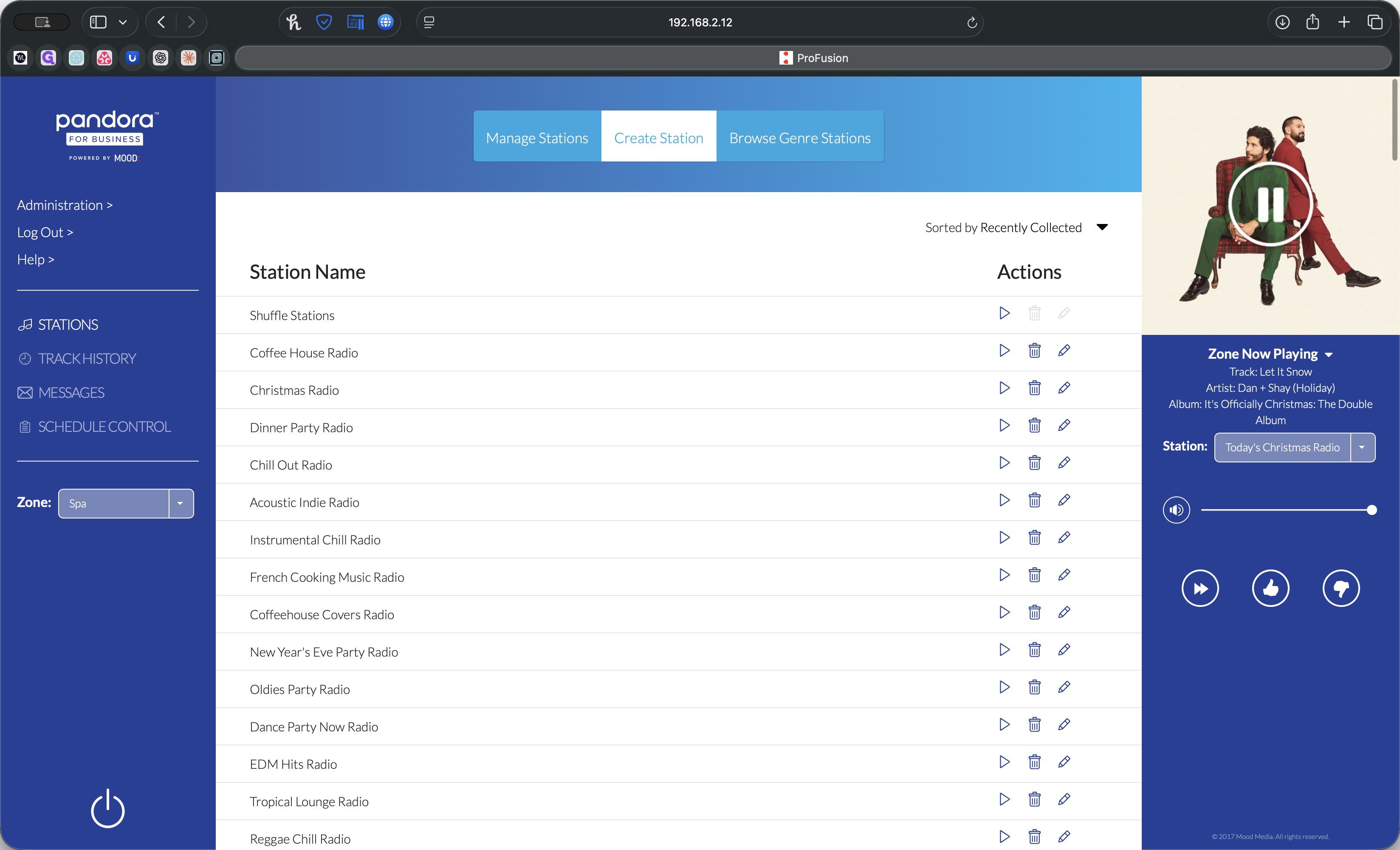 Step #3: Click on "Browse Genre Stations"