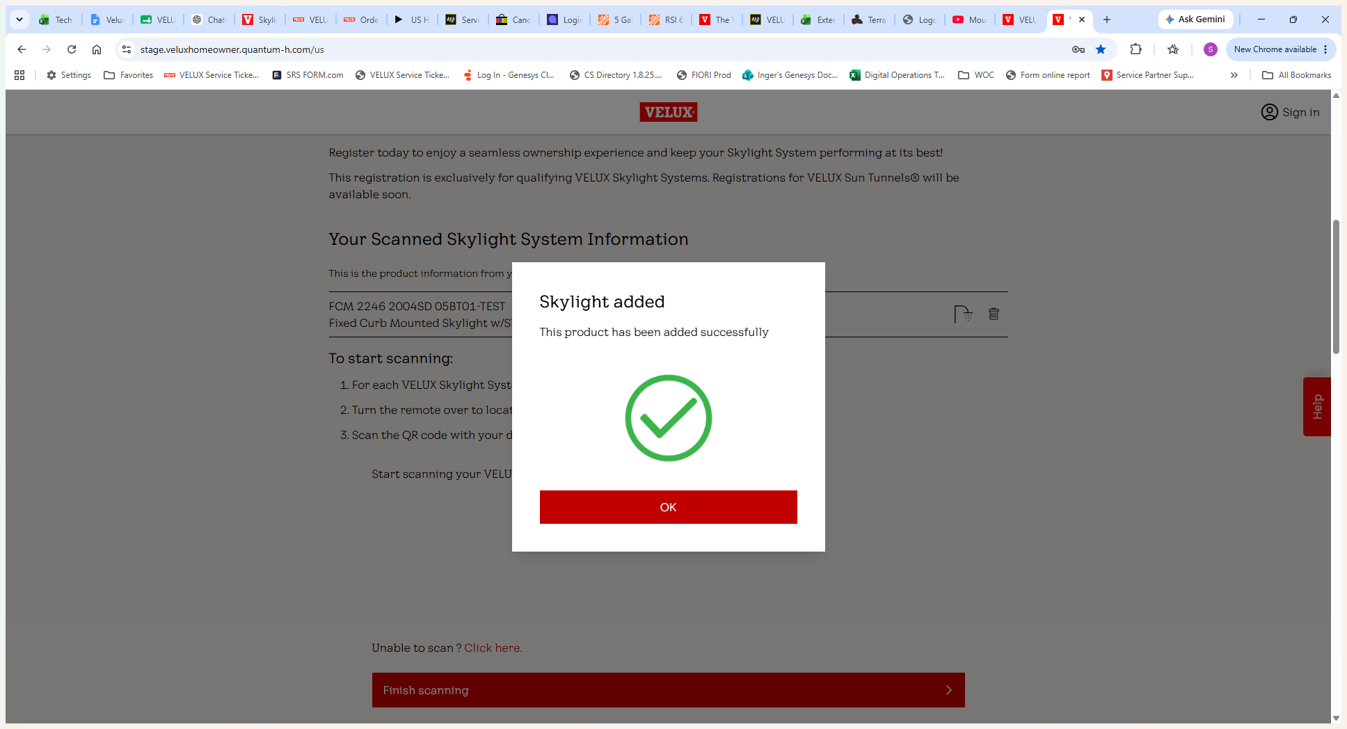 Step #5: Click OK on the success confirmation.