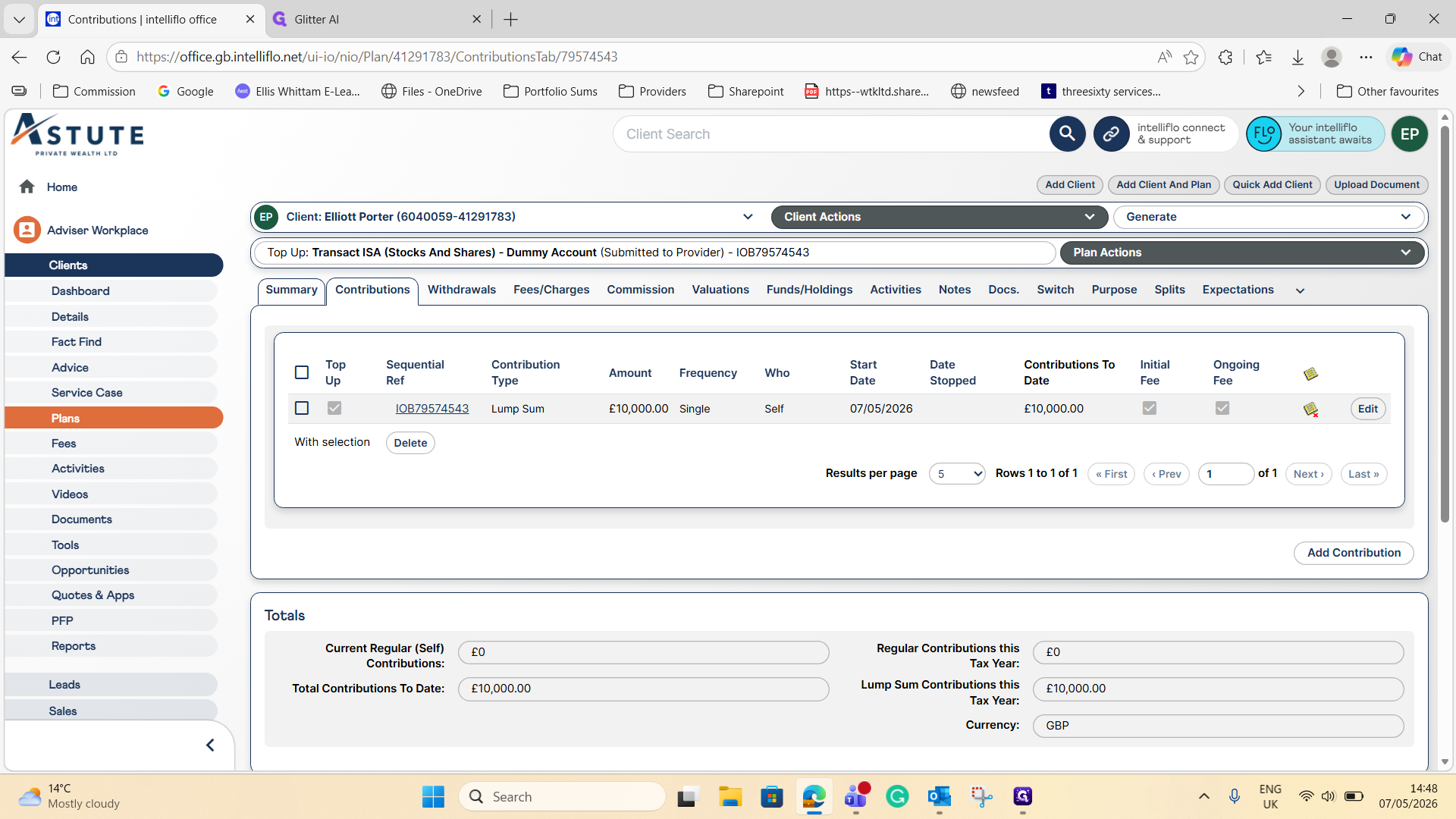 Step #8: Return to the Summary tab.